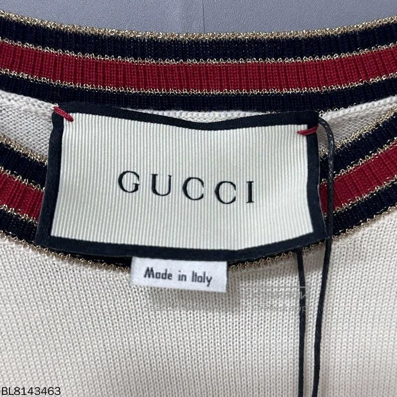 Gucci Gucci Beige striped knitwear sweater Size S / US 4 / IT 40 - 5 Thumbnail