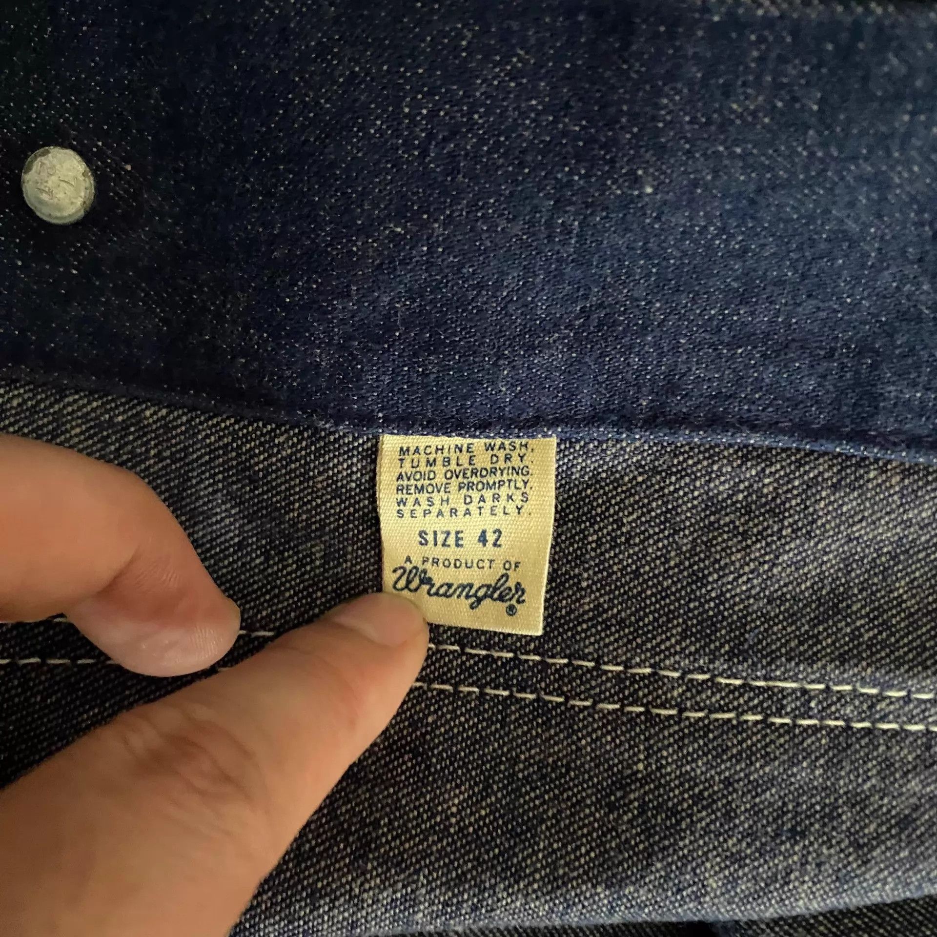 Wrangler Wrangler USA Rare Thin Denim 4-Pocket Work Jacket Size US M / EU 48-50 / 2 - 9 Thumbnail