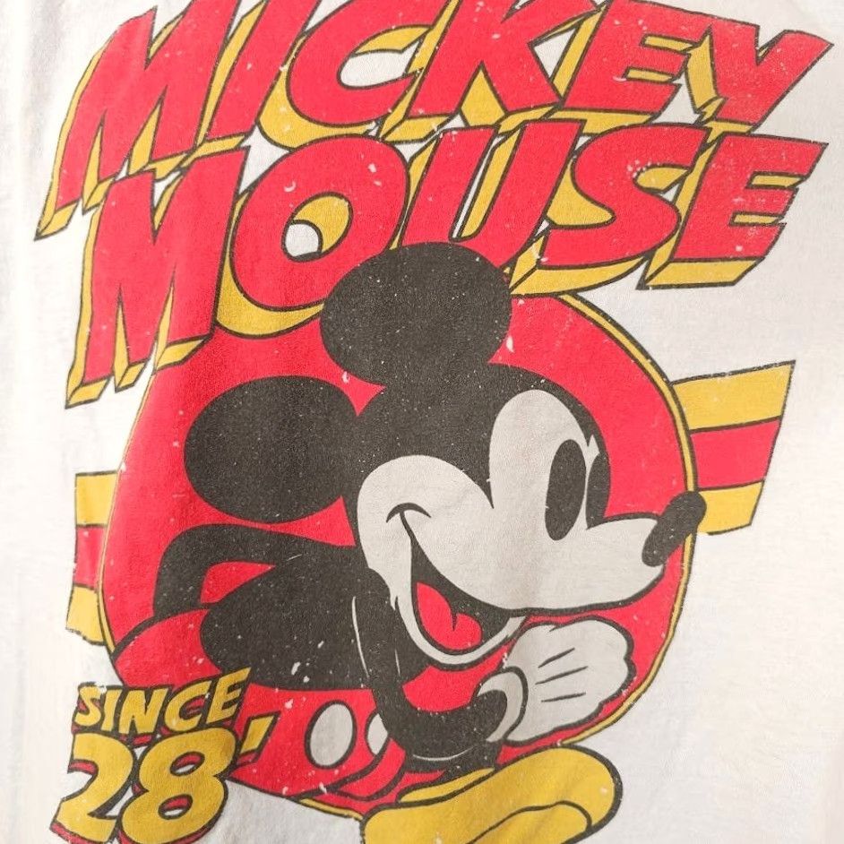 Disney Mickey Mouse T Shirt Mens Large White Walt Disney Mickey And Friends Shirt Men Size US L / EU 52-54 / 3 - 3 Thumbnail