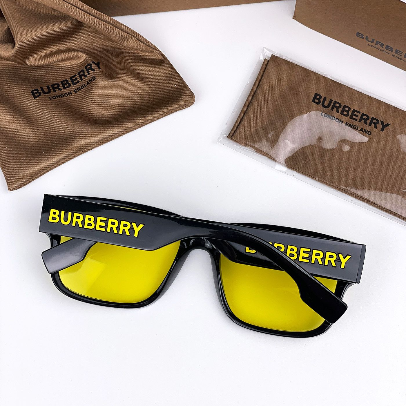 Burberry NEW Burberry KNIGHT BE4358 300185 Square Men Sunglasses Size ONE SIZE - 5 Thumbnail