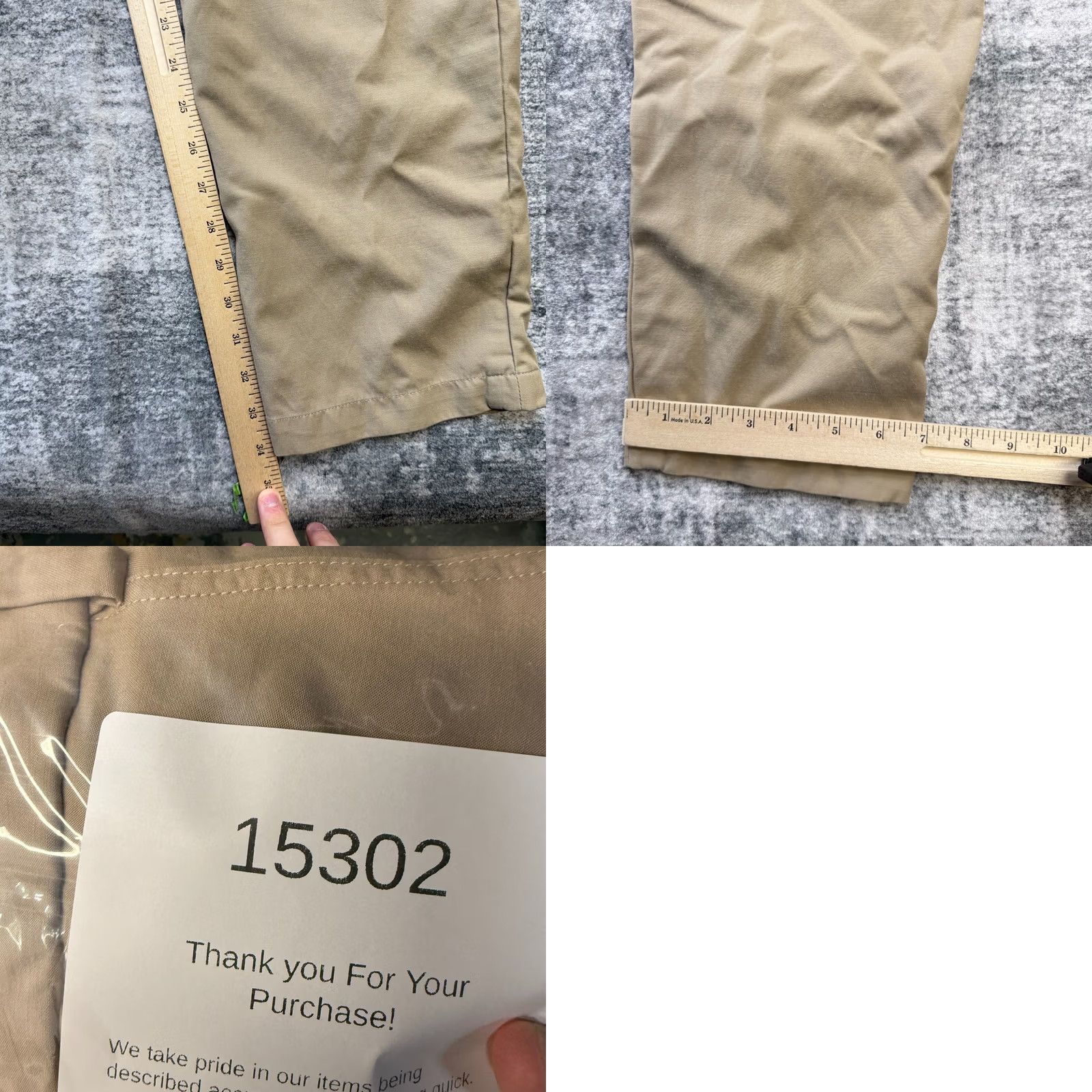 Lululemon Lululemon Commission Pants Mens 36x34 Khaki Stretch Performance Commute READ Size US 36 / EU 52 - 9 Thumbnail
