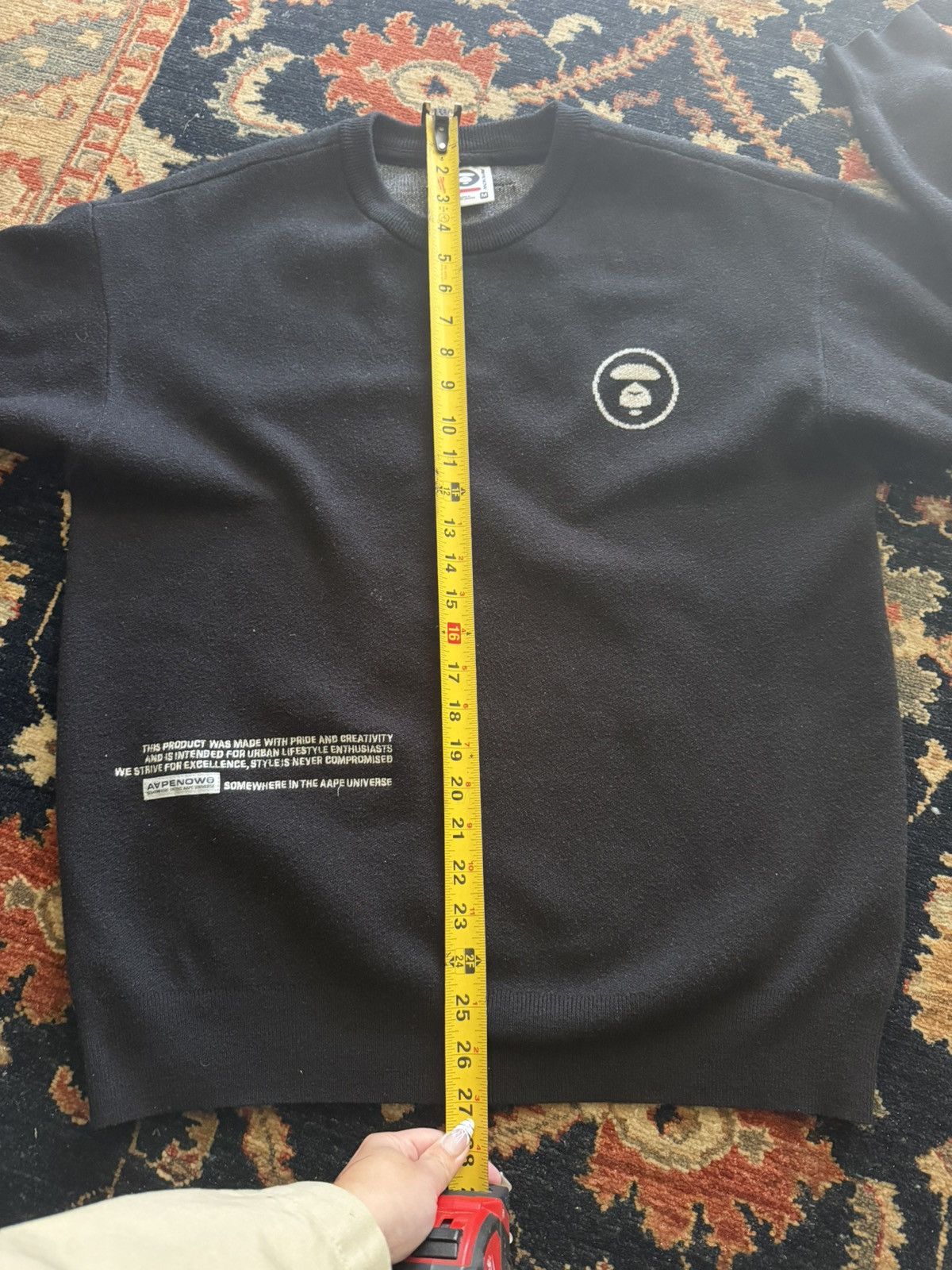 Aape Aape Sweatshirt Crewneck By Bathing Ape Men Double Sided Size US M / EU 48-50 / 2 - 4 Thumbnail