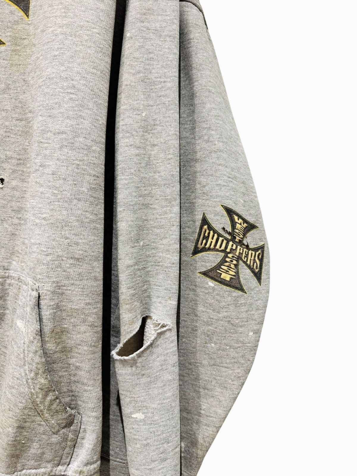 West Coast Choppers Thrashed and Faded West Coast Choppers Jesse Vintage Hoodie Size US XXL / EU 58 / 5 - 3 Thumbnail