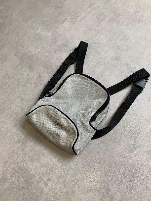 Miu Miu Miu Miu Backpack Mesh White Nylon Sport Top 1999 Bag EX0146 Size ONE SIZE - 2 Thumbnail