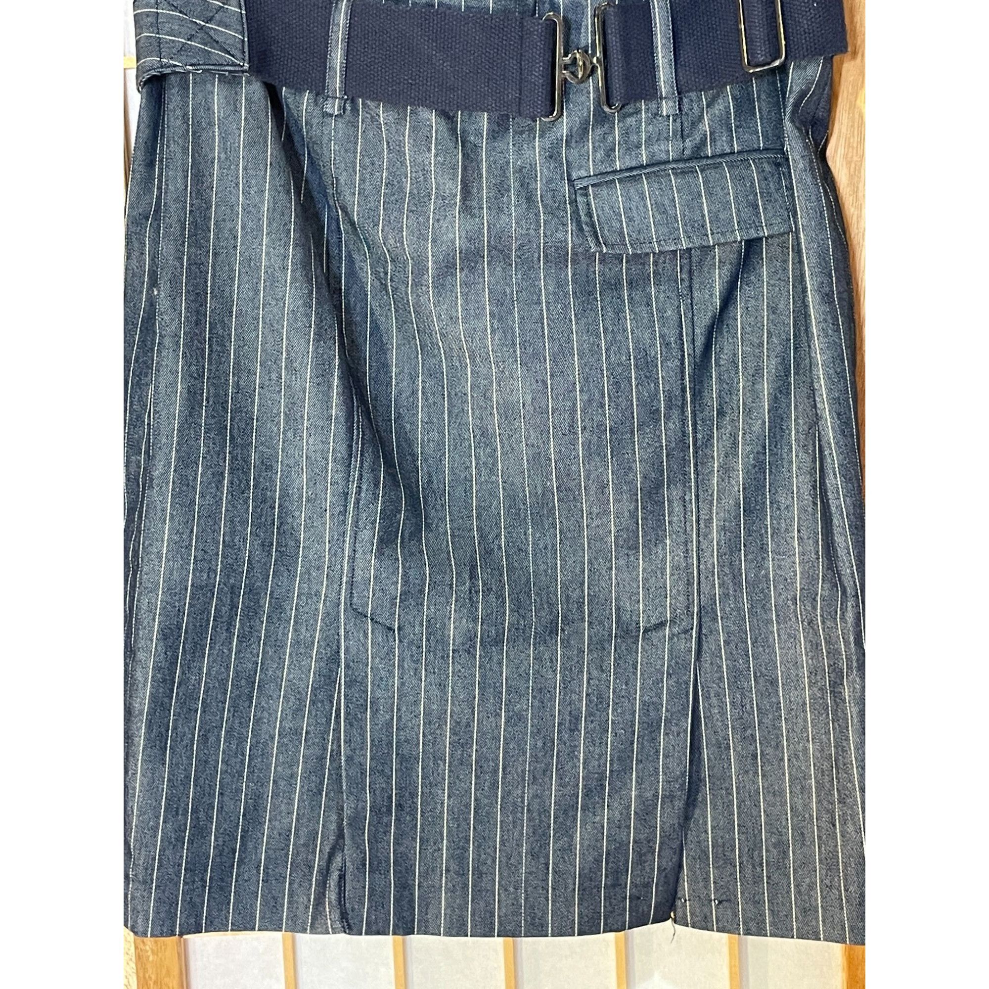 Victoria's Secret Body by Victoria Pinstripe Skirt Size 28" / US 6 / IT 42 - 7 Thumbnail