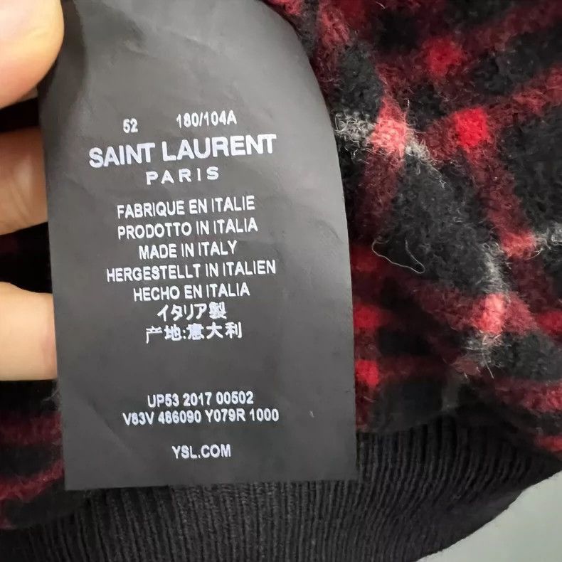 Saint Laurent Paris Saint Laurent Paris Black spliced zipper jacket-2506 Size US M / EU 48-50 / 2 - 4 Thumbnail