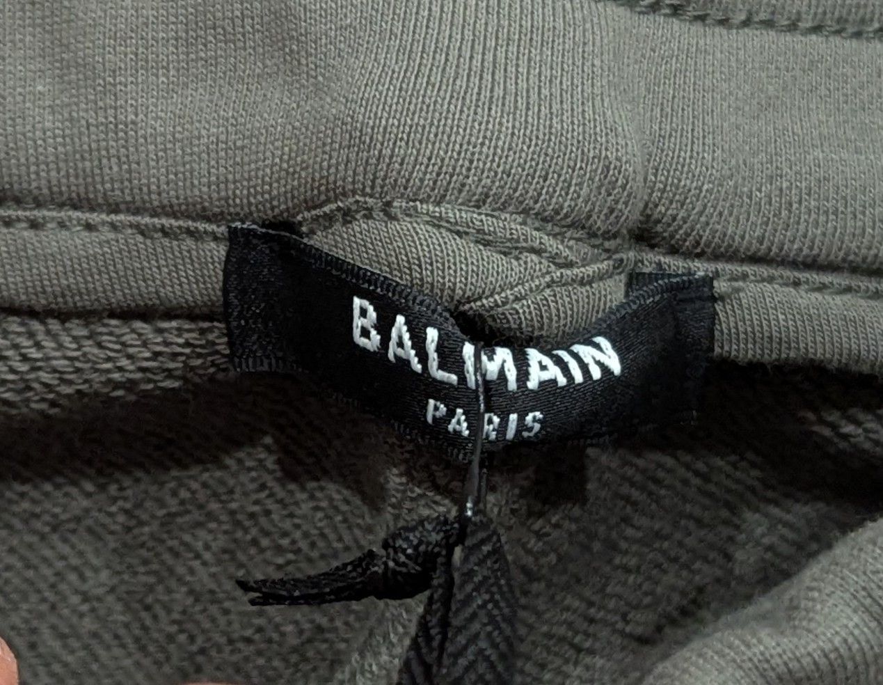 Balmain BALMAIN Flocked Logo Print Jogger Pants Khaki Green XL Size US 36 / EU 52 - 8 Thumbnail