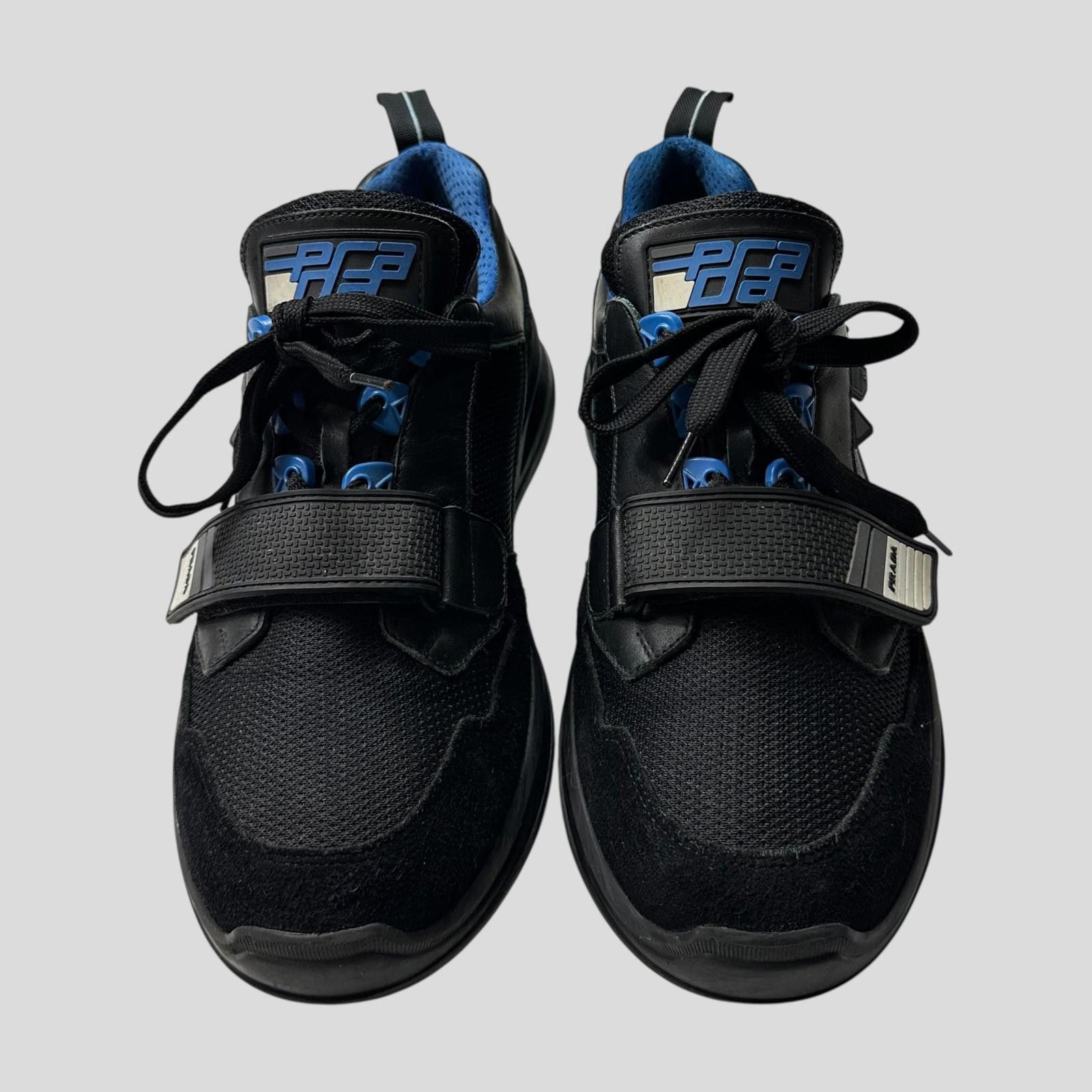 Prada Prada 2018 Mechano Rubber + Leather Logo Trainers - UK8.5/9 Size US 9.5 / EU 42-43 - 7 Thumbnail
