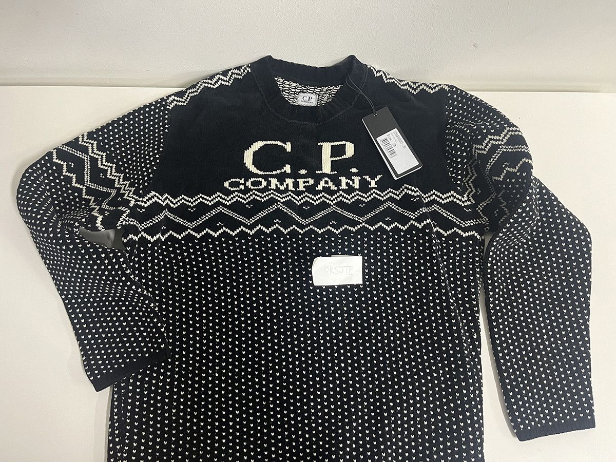 C.P. Company CP Company Chenille Cotton Jacquard Knit 50 Size US L / EU 52-54 / 3 - 7 Thumbnail