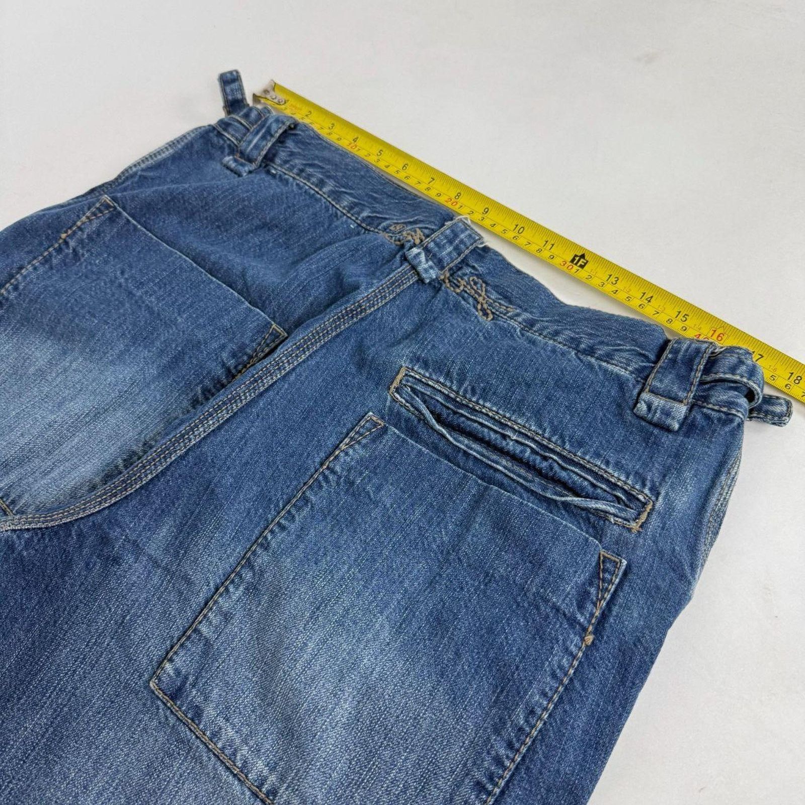Acne Studios × Japanese Brand × Vintage Vintage y2k faded grunge archive baggy wide leg skater jeans Size US 36 / EU 52 - 5 Thumbnail