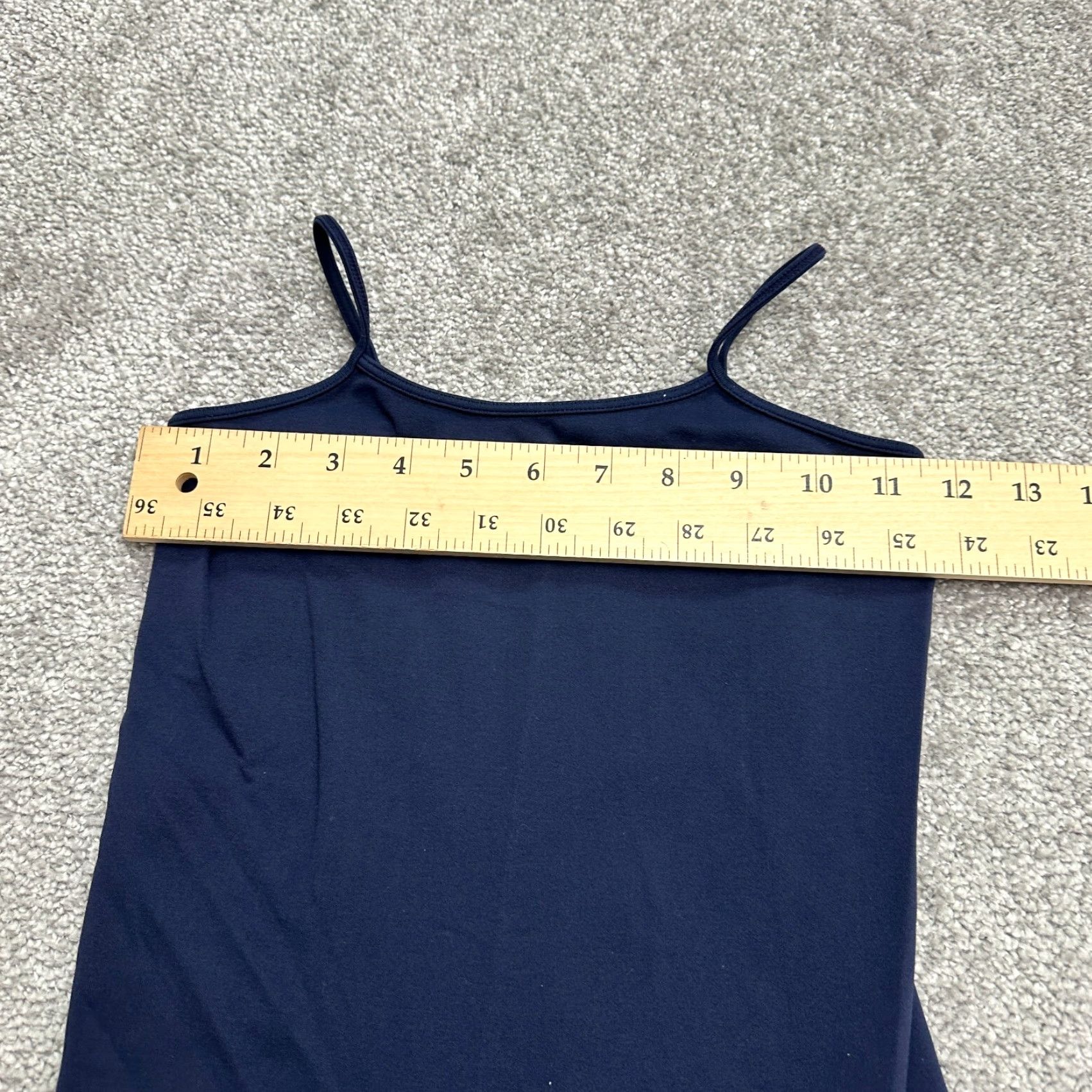 AQUA Aqua Camisole Tank Top Womens XS Blue Spaghetti Strap Stretch Knit Shirt Tank Top Casual Womens XS Blue Slim Size XS / US 0-2 / IT 36-38 - 5 Thumbnail