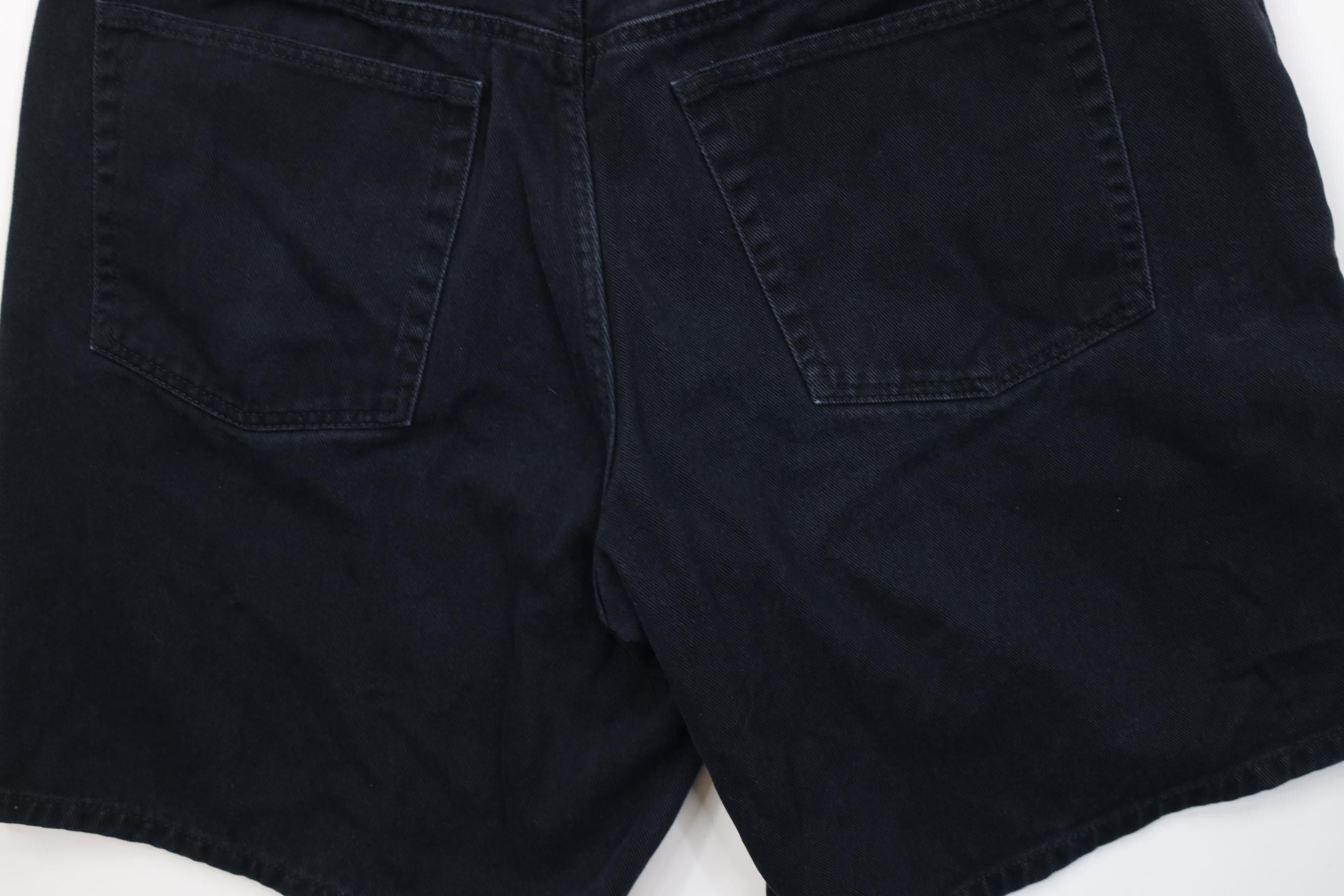Vintage Vintage 90s Streetwear Above Knee Denim Jean Shorts Black Size US 38 / EU 54 - 11 Thumbnail