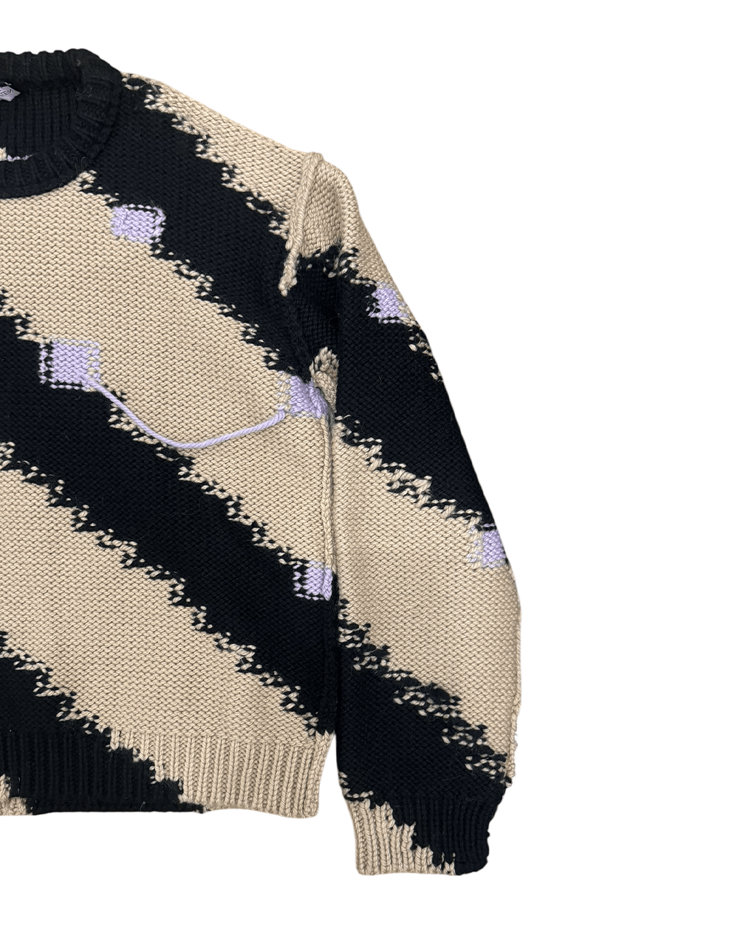 Calvin Klein 205W39NYC Calvin Klein 205W39NYC AW18 Bias Stripe Sweater Size US M / EU 48-50 / 2 - 7 Thumbnail