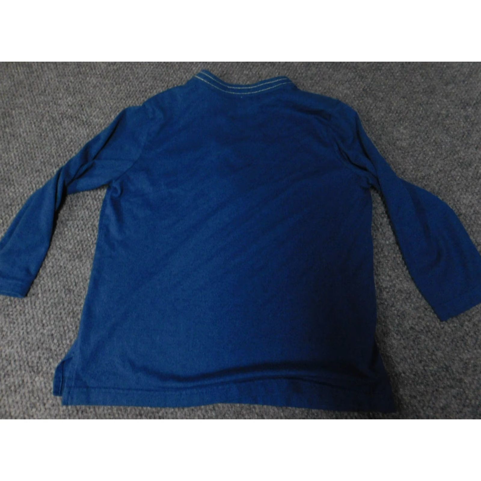 Vintage Cathy Daniels Blouse Womens M Blue Crew Neck Pullover Casual Long Sleeve Polyester Rayon Floral Button Classic Lightweight Size M / US 6-8 / IT 42-44 - 6 Thumbnail