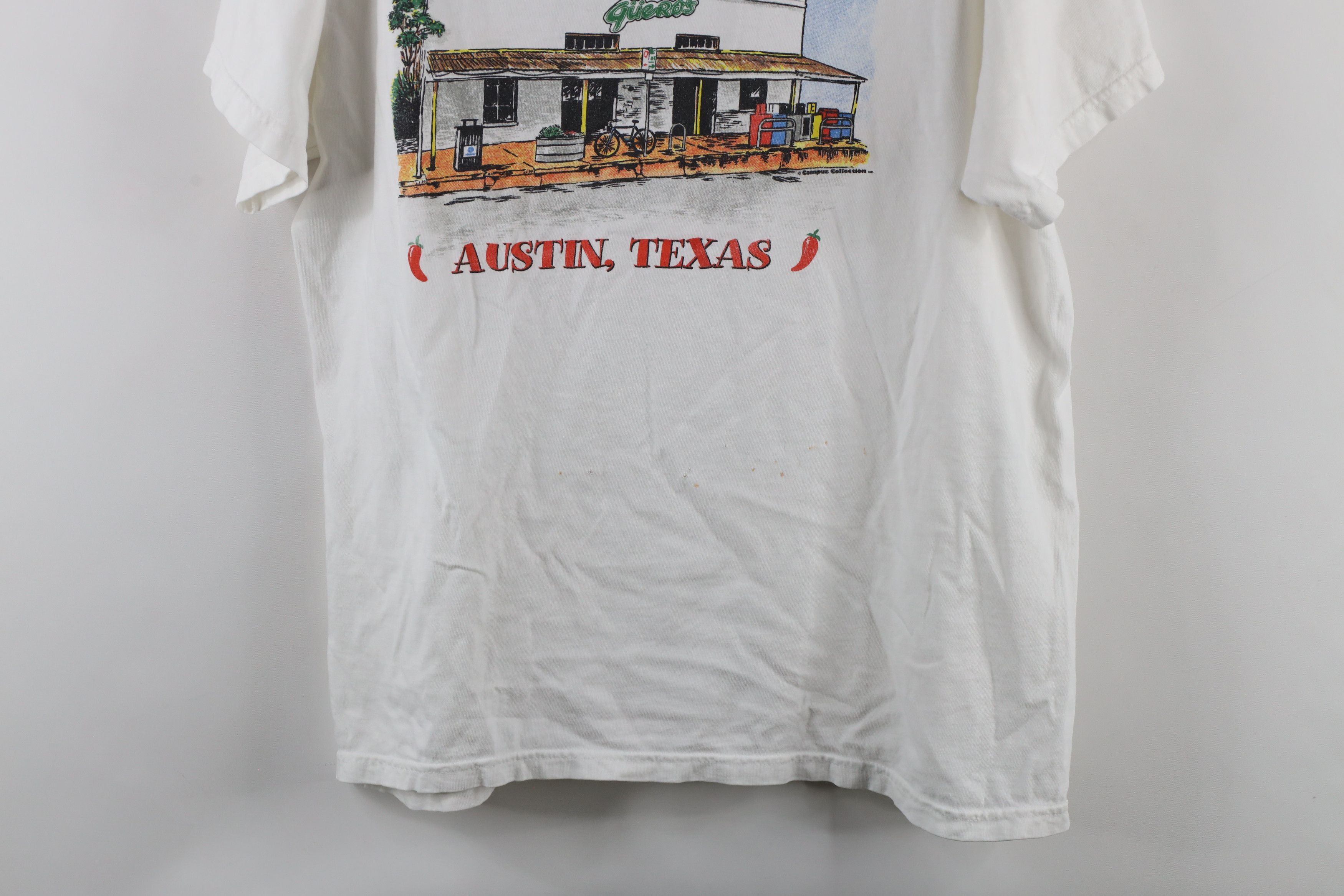 Vintage Vintage 90s Taco Bar Austin Texas Short Sleeve T-Shirt Size US L / EU 52-54 / 3 - 11 Thumbnail
