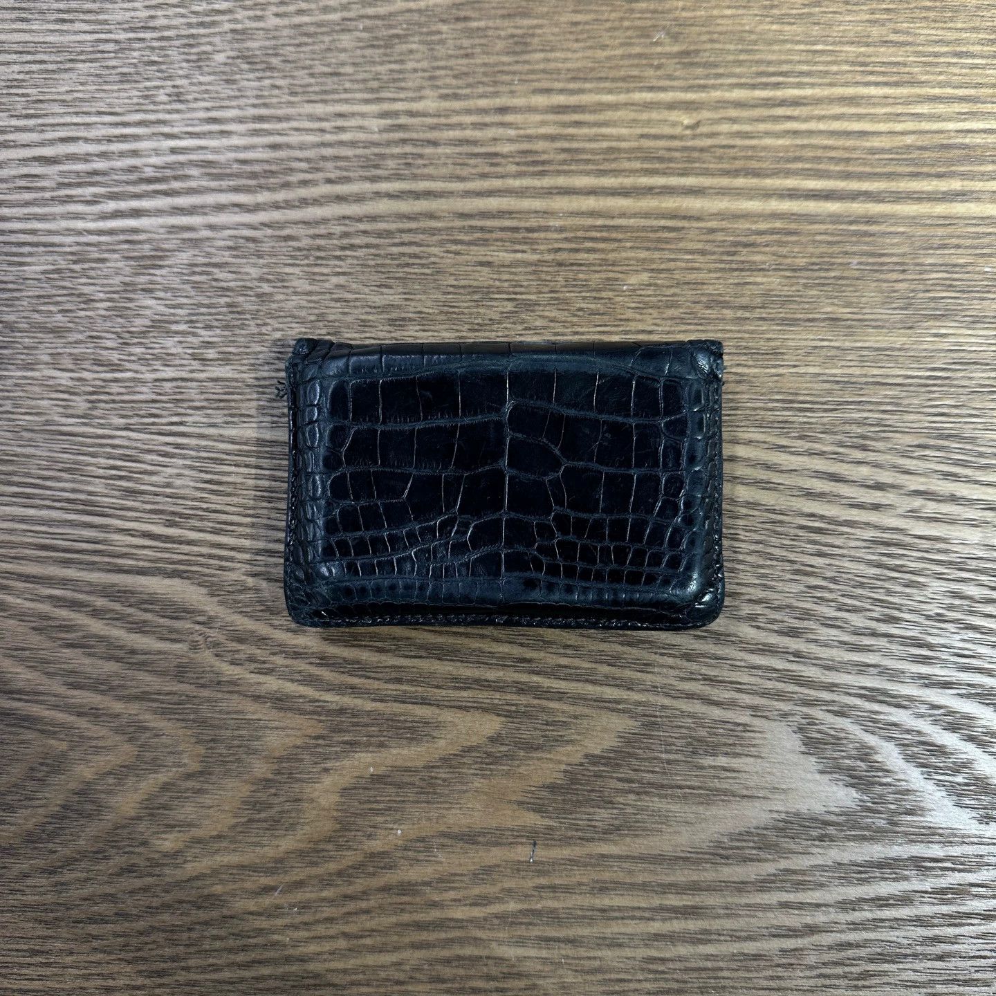 Hermes Hermes crocodile card coin holder mar368 Size ONE SIZE - 1 Thumbnail