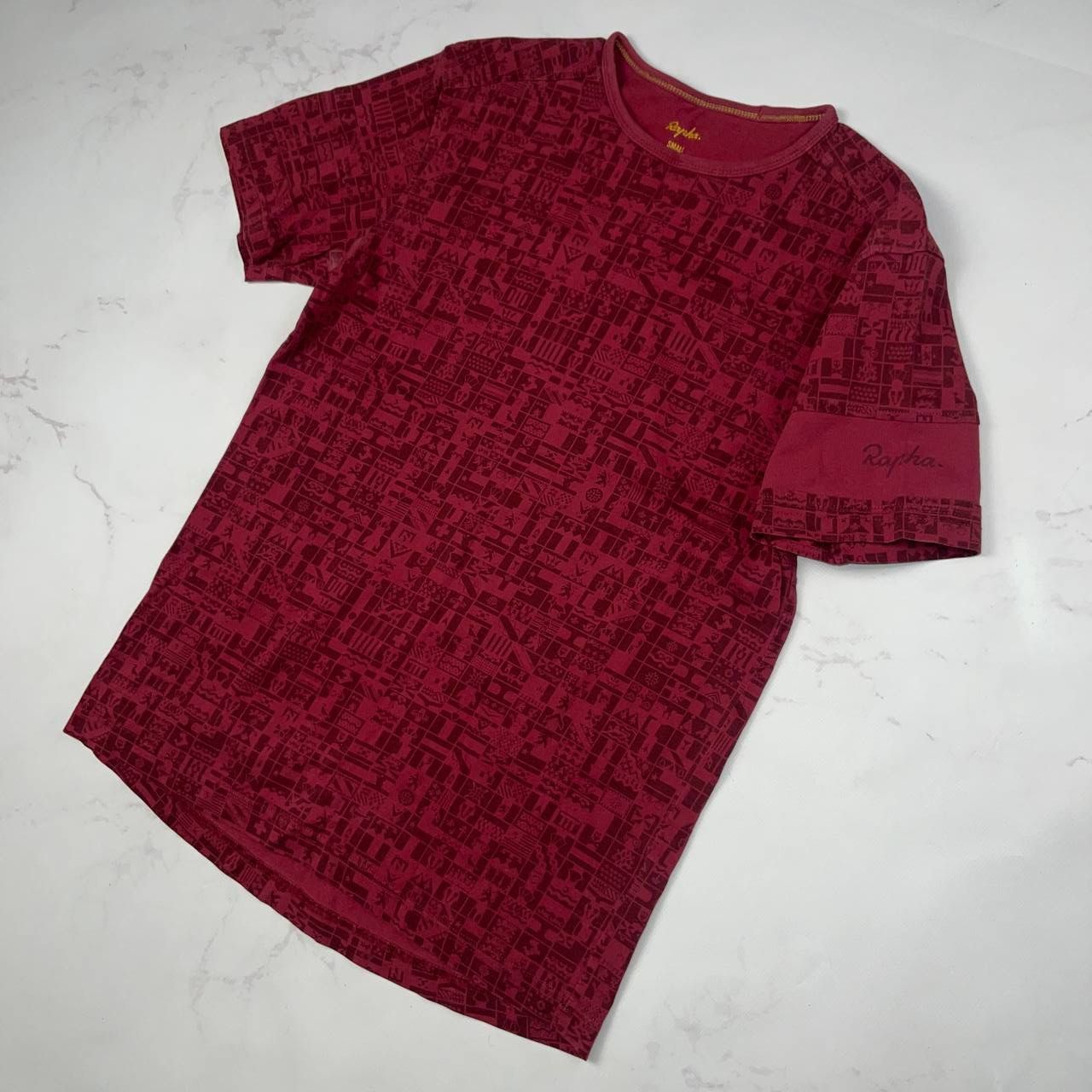 Rapha Rapha velo t-shirt size S Red Short Sleeve Mens Size US S / EU 44-46 / 1 - 5 Thumbnail