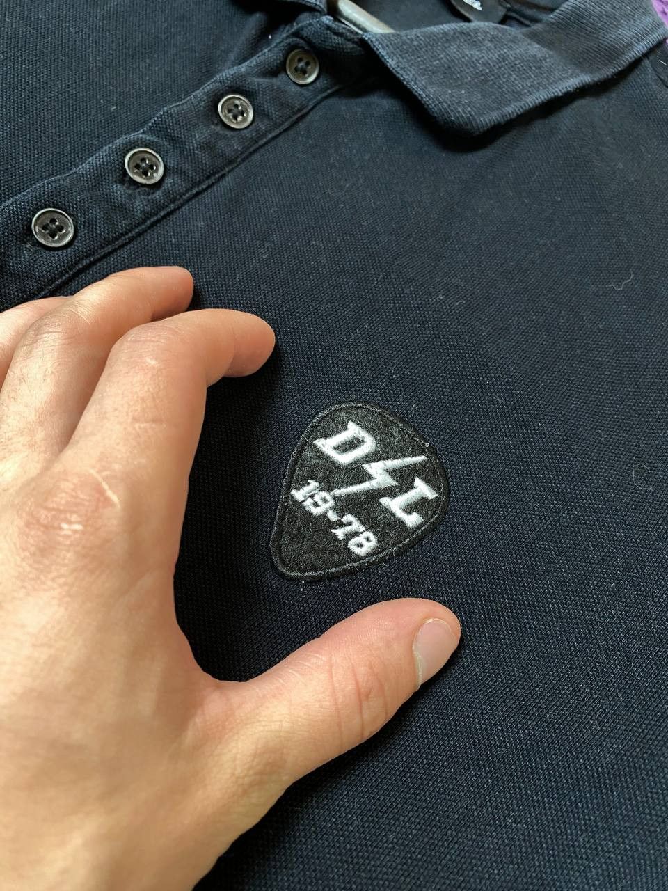 Diesel Vintage Polo black Diesel logo T-Shirt Y2K streetwear Size US L / EU 52-54 / 3 - 6 Thumbnail
