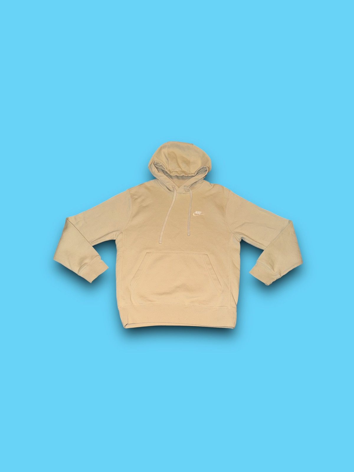 Nike Nike sportswear club fleece pullover hoodie beige small Size US S / EU 44-46 / 1 - 1 Thumbnail