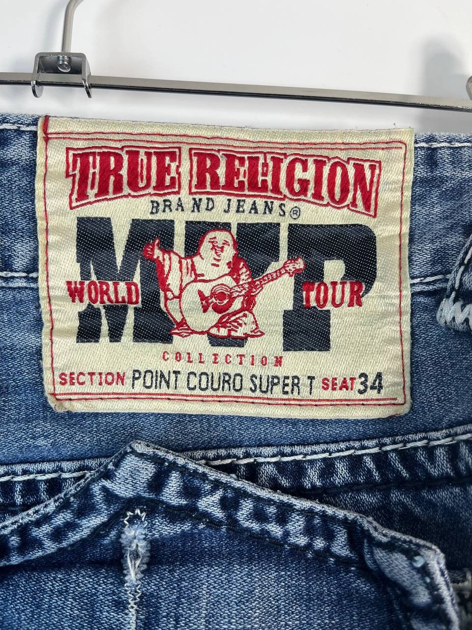 True Religion VINTAGE USA TRUE RELIGION SUPER JEANS STRAIGHT DENIM SIZE 36 Size US 36 / EU 52 - 2 Thumbnail