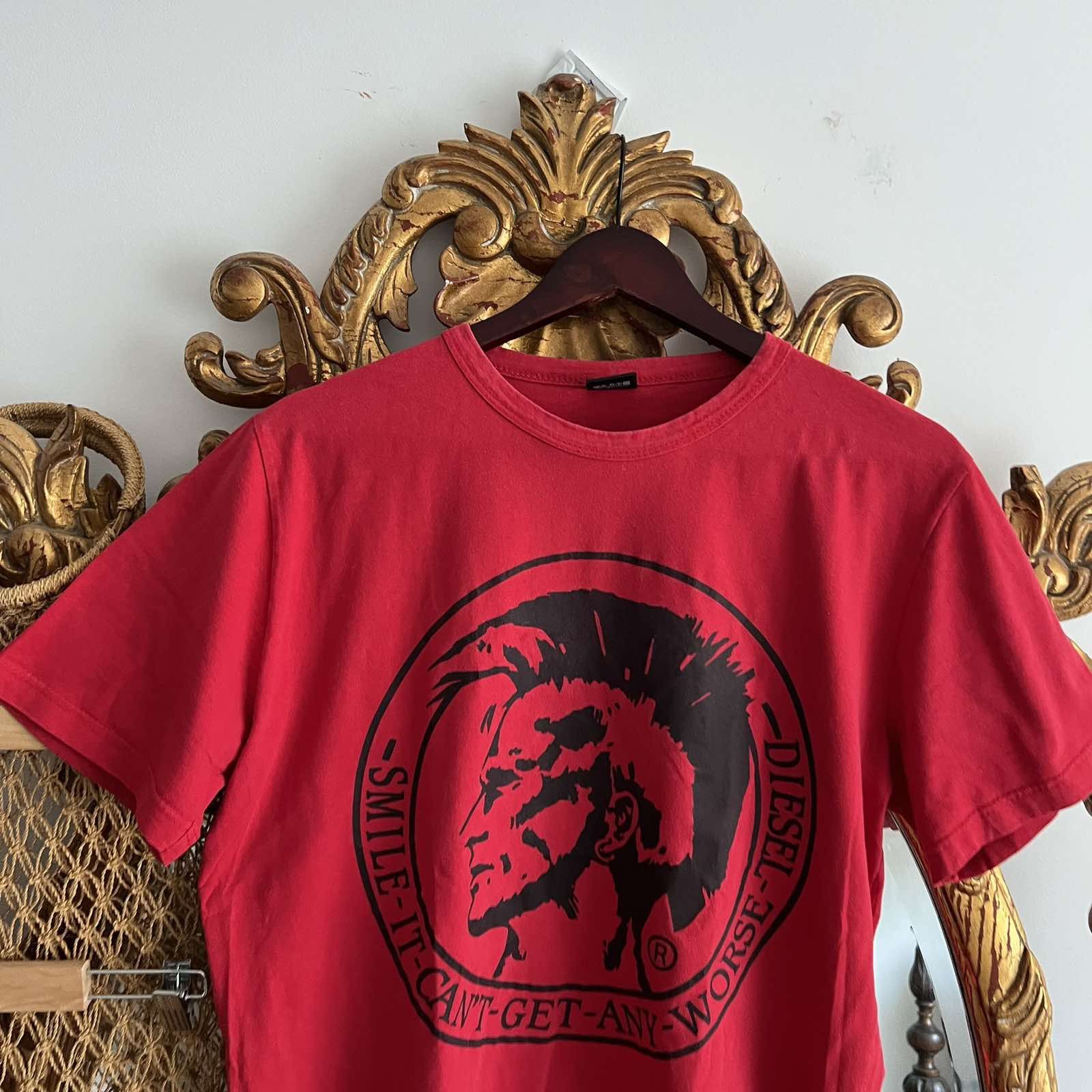 Diesel × Vintage Vintage Diesel Big Logo Vintage Tee 90s Size US L / EU 52-54 / 3 - 2 Thumbnail