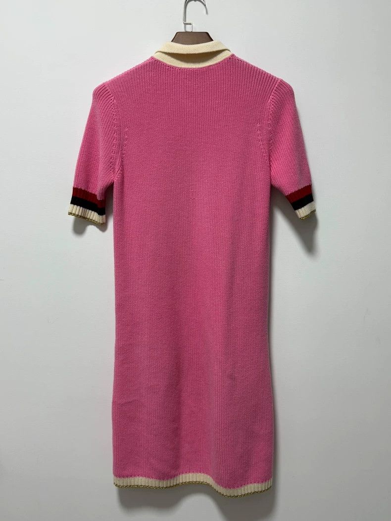 elegant gucci dress Gucci Silk Duchesse Mid-length Dress – Runway Catalog main image 1