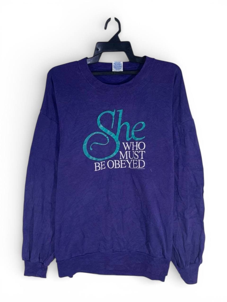 Other Vintage 90s she who must be obeyed sweatshirt jumper 2XL Size US XXL / EU 58 / 5 - 1 Thumbnail