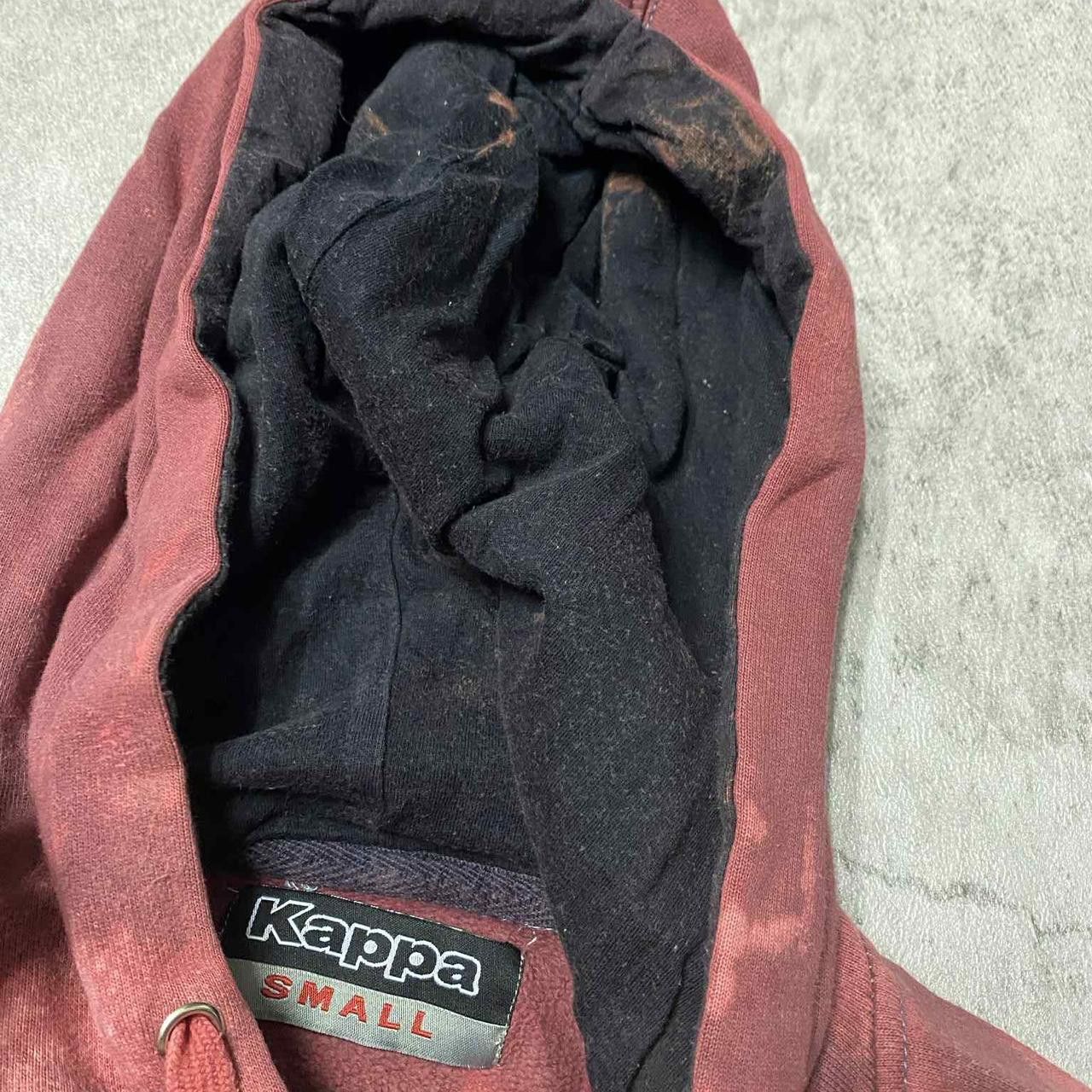 Kappa Burgundy Kappa hoodie with a unique tie-dye effect Size US S / EU 44-46 / 1 - 6 Thumbnail