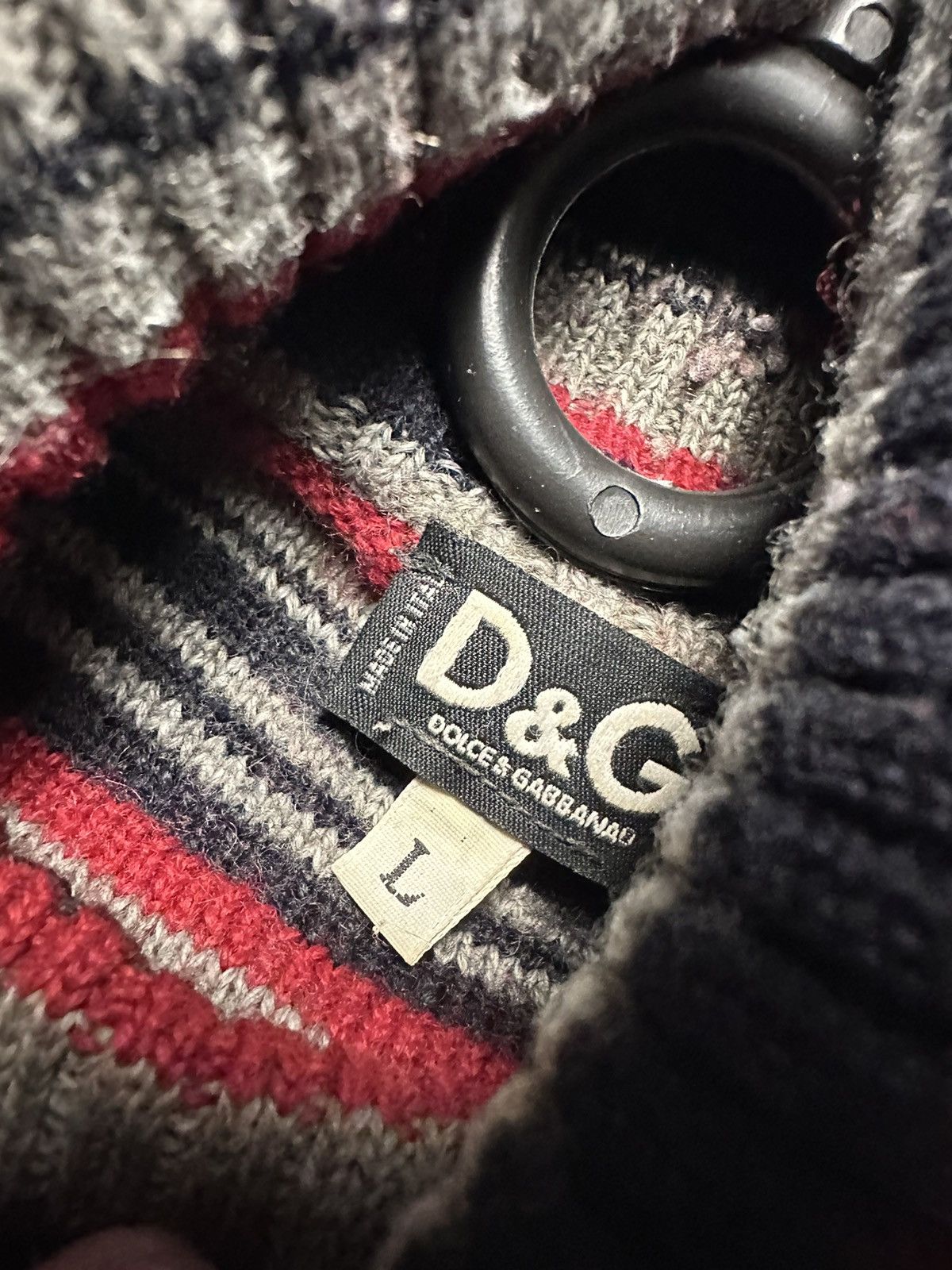 Dolce & Gabbana × Vintage Vintage Dolce Gabbana turtleneck striped sweater size M/L Size US M / EU 48-50 / 2 - 4 Thumbnail