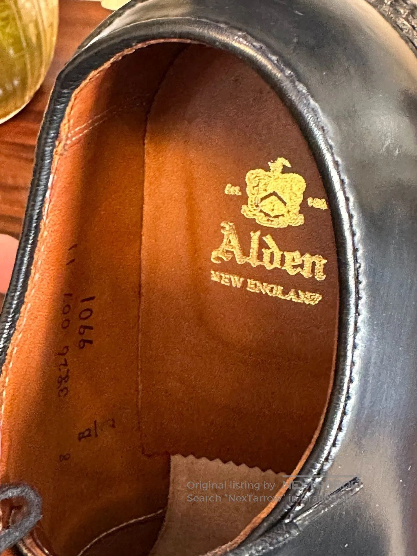 Alden Alden PTB 9901 Black Shell Cordovan. Size US 8 / EU 41 - 7 Thumbnail