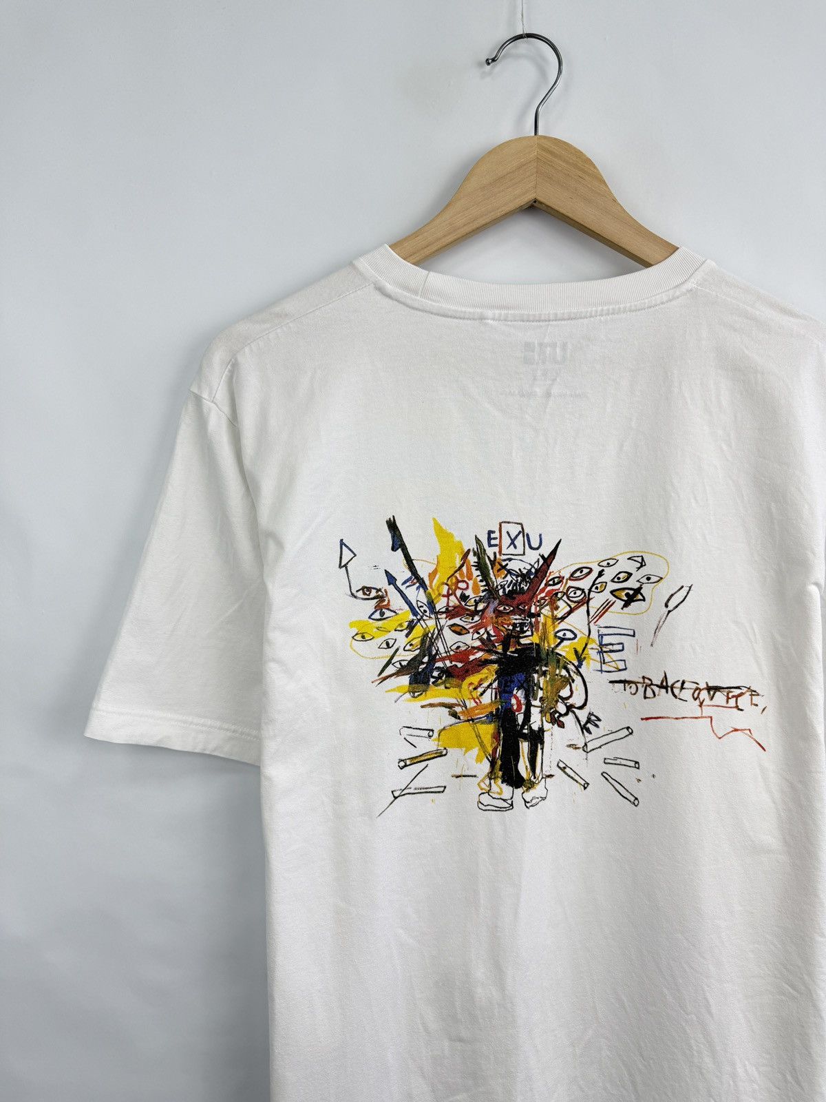 Uniqlo Y2K Uniqlo Jean Michel Basquiat Avant Garde Art T-Shirt Rare Size US XL / EU 56 / 4 - 3 Thumbnail