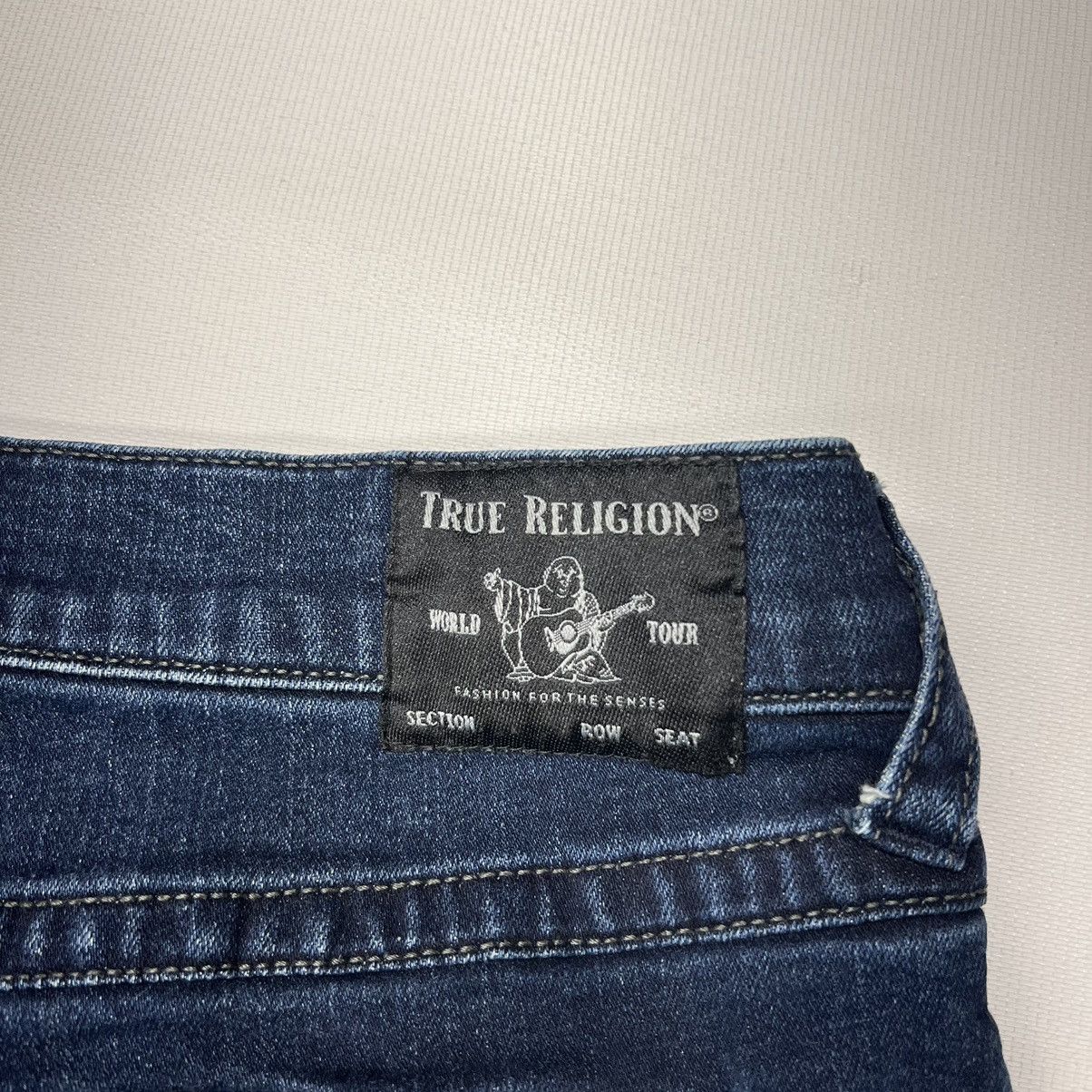 True Religion True Religion Jeans Blue Ricky Relaxed Straight Denim Flap Size US 36 / EU 52 - 14 Thumbnail