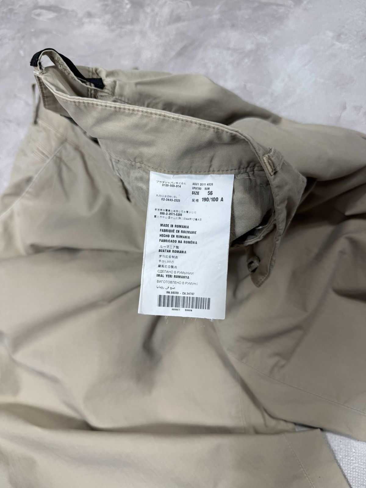 Prada Vintage Prada Distressed Chino Pants Size US 36 / EU 52 - 12 Thumbnail