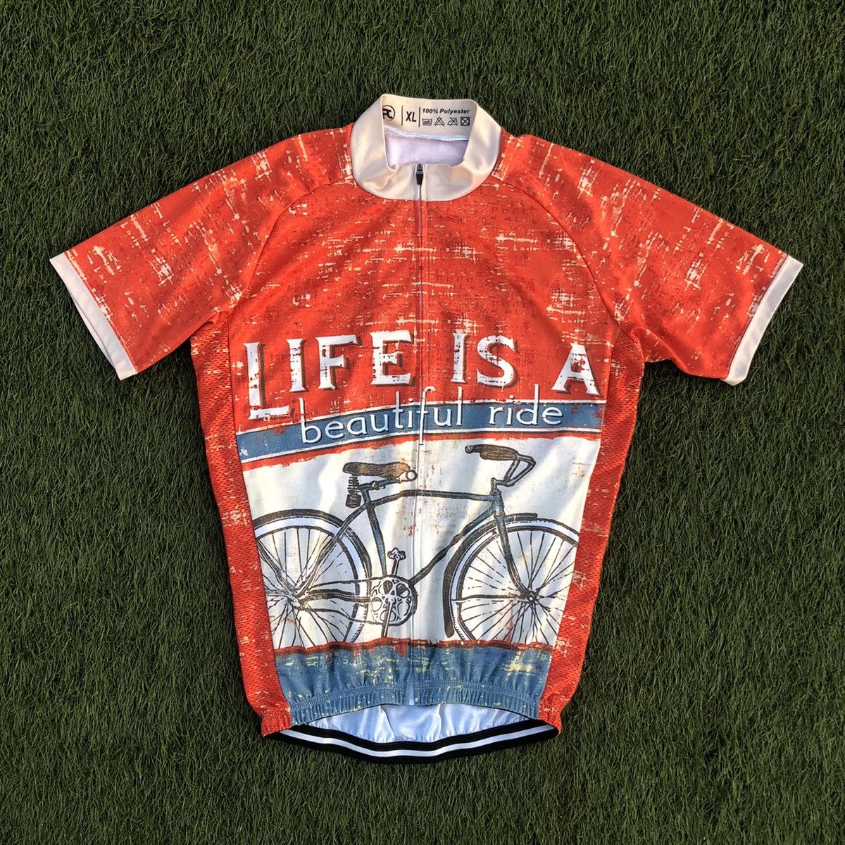 Vintage Life is a beautiful ride cycling jersey Size US XL / EU 56 / 4 - 2 Thumbnail