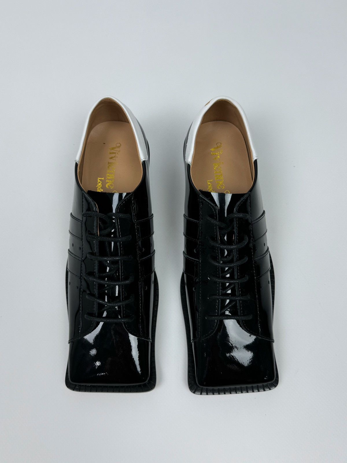 Vivienne Westwood Vintage Vivienne Westwood Patent Black Hammerhead Shoes Size US 5.5 / IT 35.5 - 4 Thumbnail