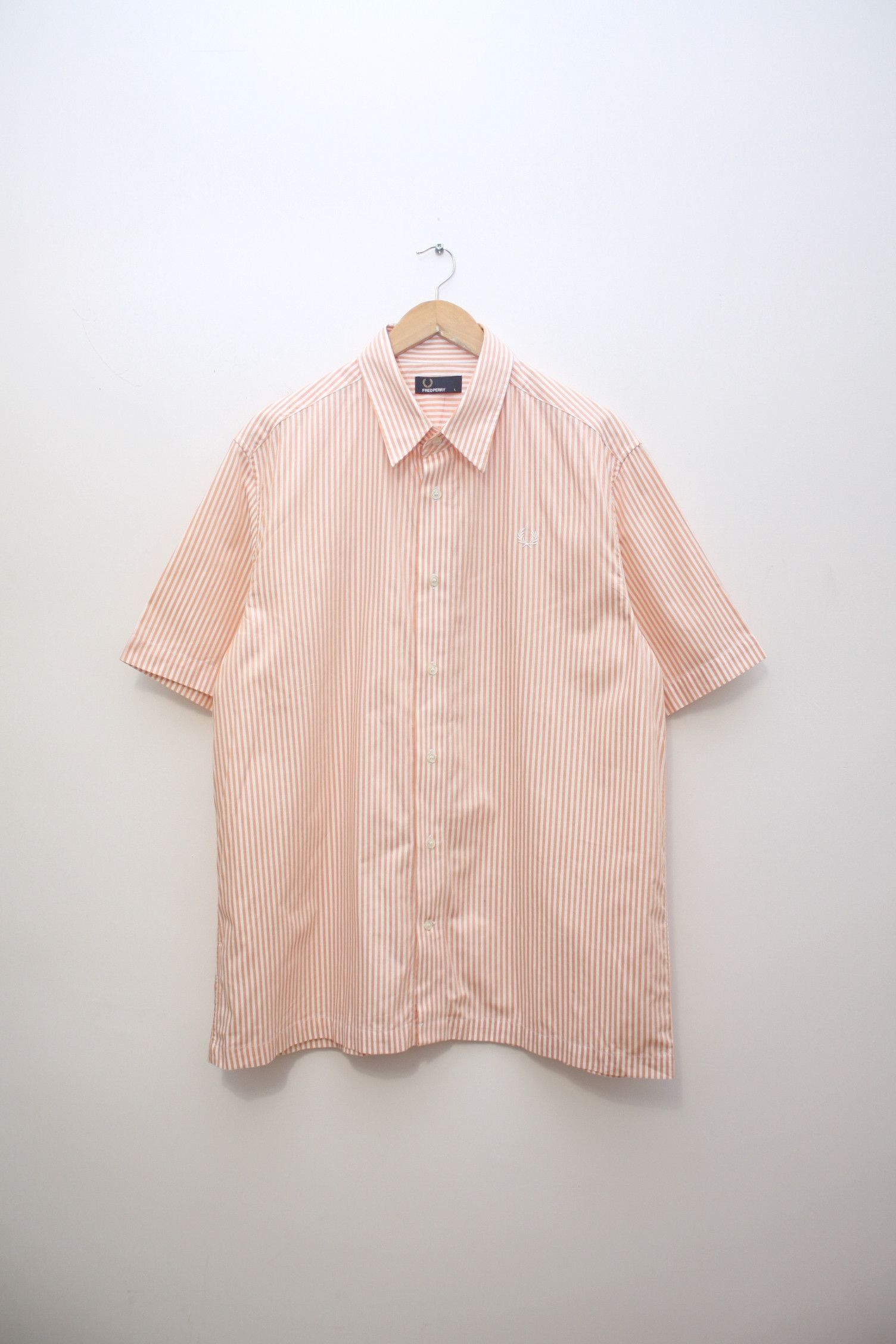 Fred Perry Fred Perry Summer Short Sleeve Striped Shirt Men's Large Size US L / EU 52-54 / 3 - 2 Thumbnail