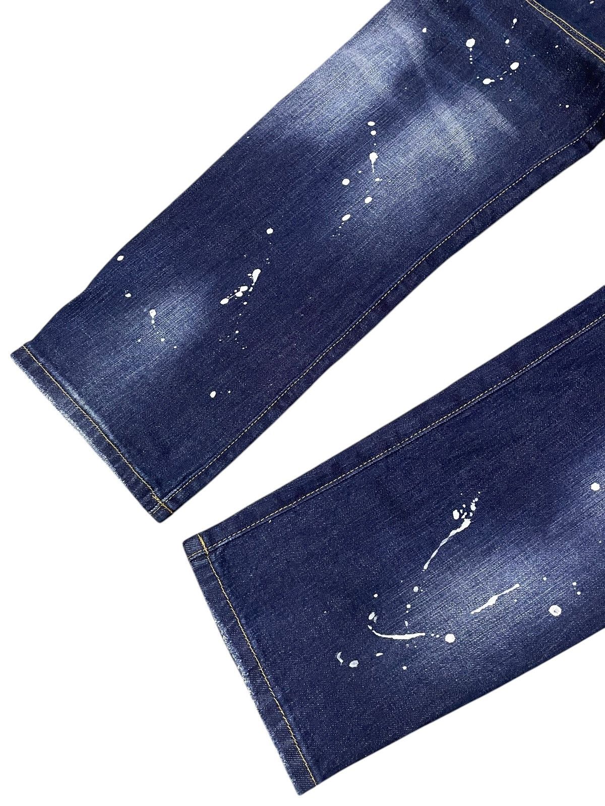 Dsquared2 BNWT Dsquared2 $800 Biker Distressed Paint Splatter Jeans Size US 34 / EU 50 - 17 Thumbnail