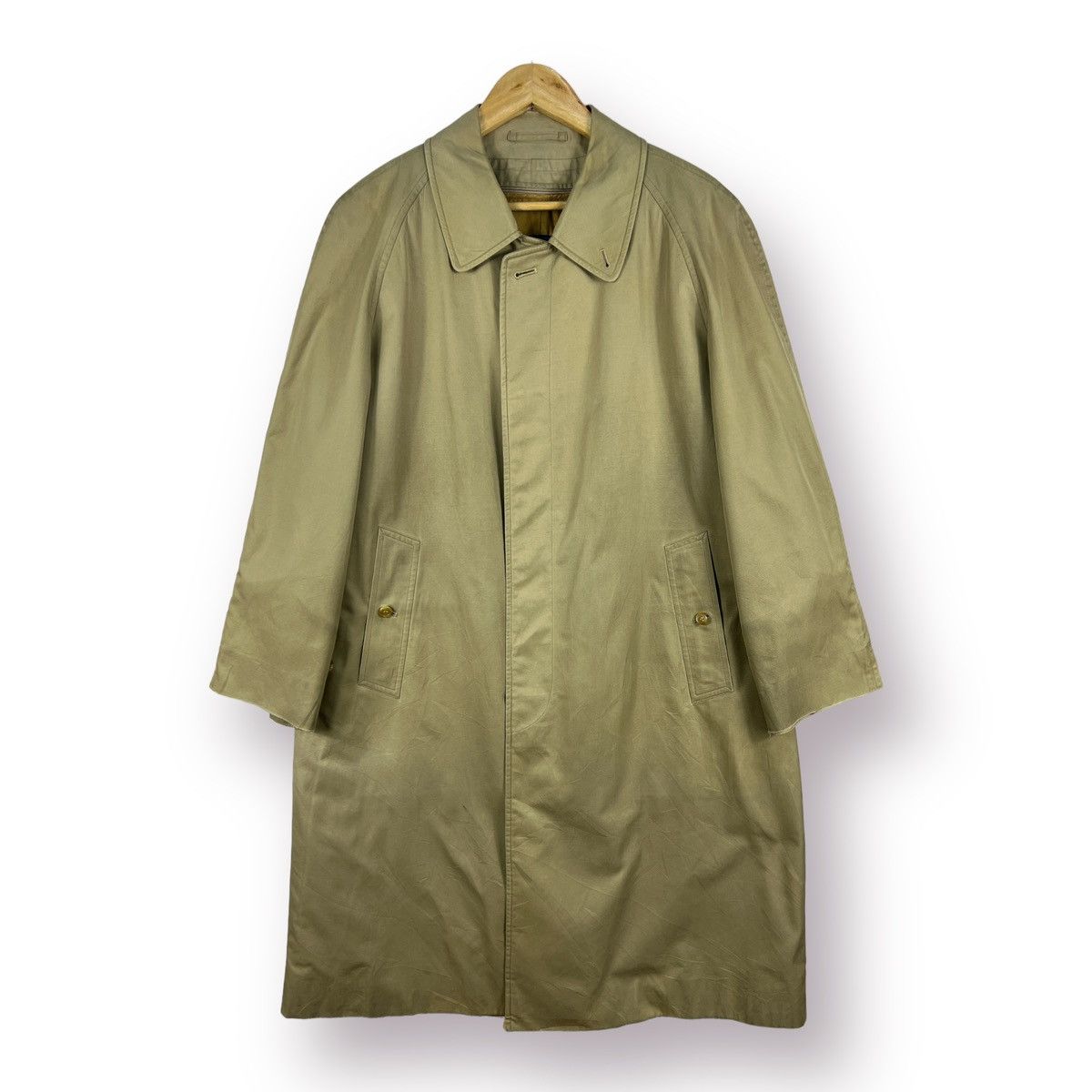 Burberry Prorsum 🔥 VTG DISTRESSED LONGCOAT NOVA CHECK REMOVABLE LINED Size US M / EU 48-50 / 2 - 2 Thumbnail