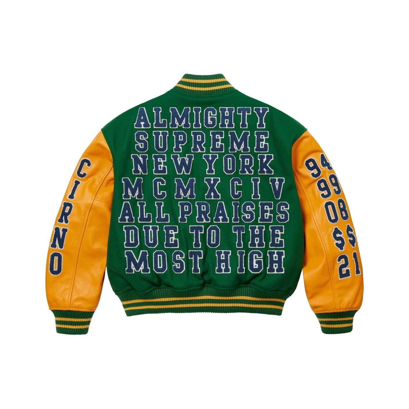 Supreme Supreme Praises Varsity Jacket Size XL Size US XL / EU 56 / 4 - 1 Thumbnail