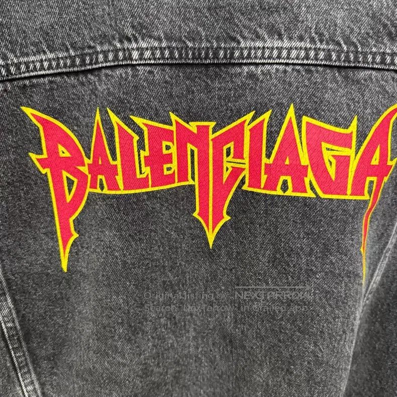Balenciaga Balenciaga Logo Printed Collar Single Breasted Long Sleeve Size US M / EU 48-50 / 2 - 6 Thumbnail