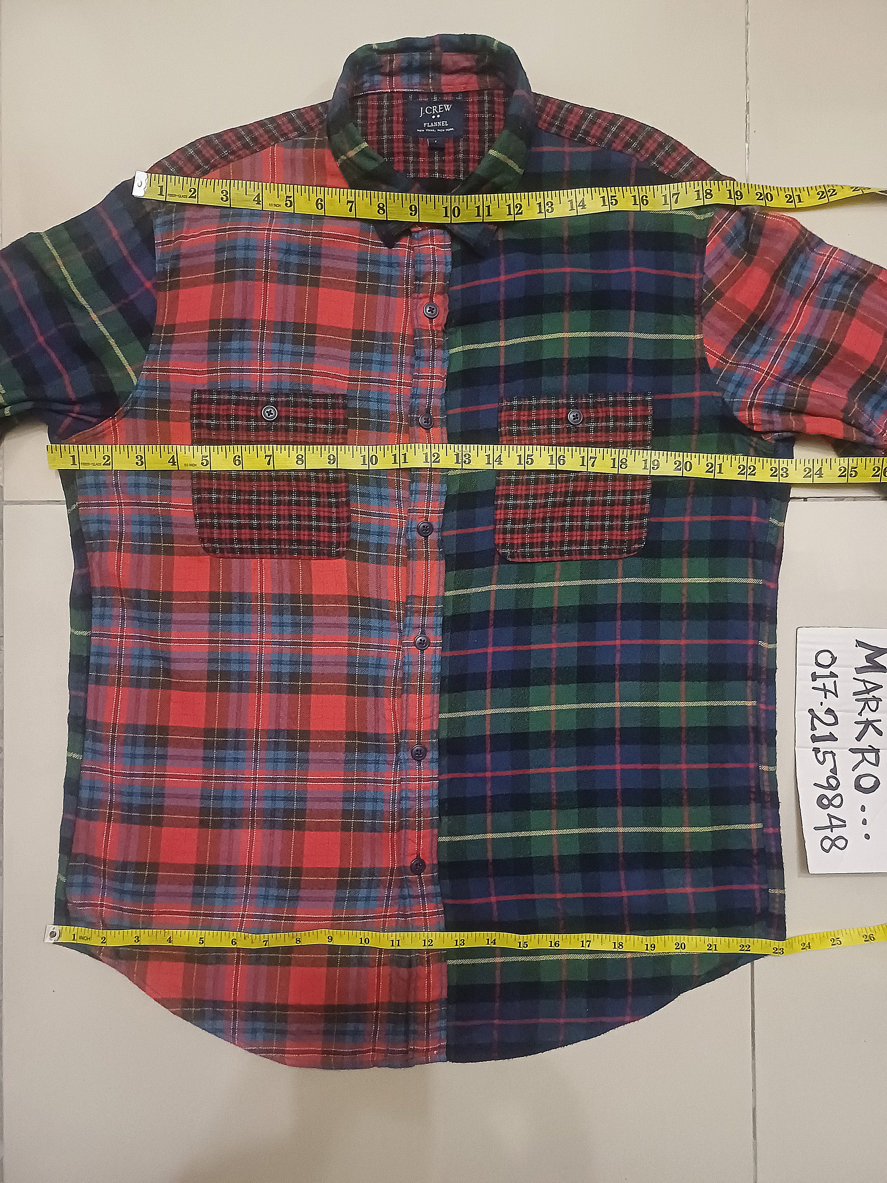 J.Crew Awesome J. Crew Patchwork Flannel Size US L / EU 52-54 / 3 - 7 Thumbnail
