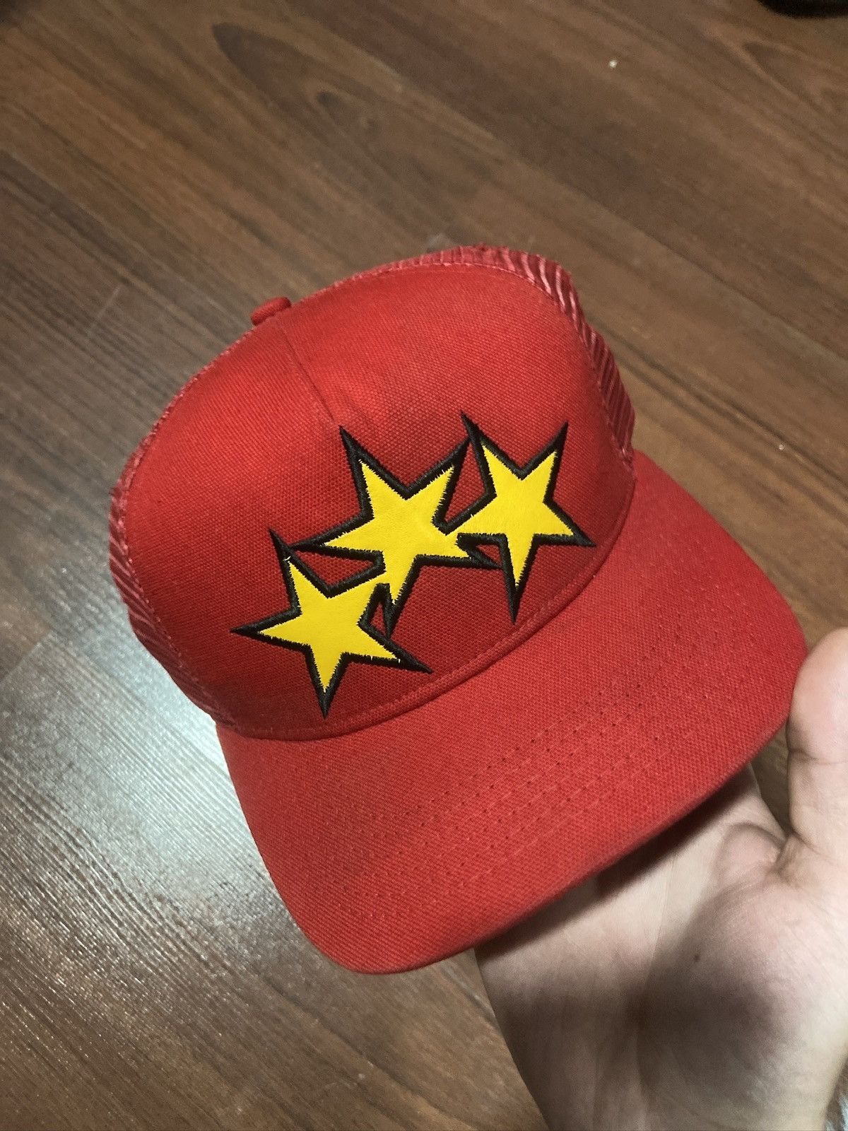 Yellow star red Amiri SnapBack