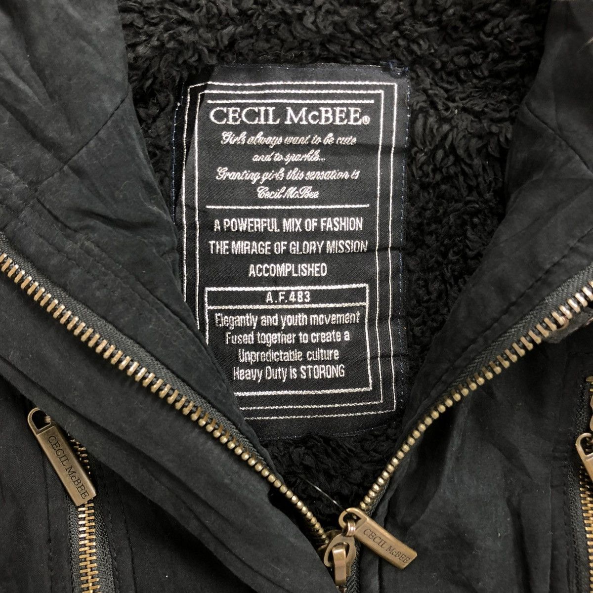 Le Grande Bleu (L.G.B.) 2000s Cecil McBee Mohair Opium Bondage Fur Bono Jacket Size US M / EU 48-50 / 2 - 10 Thumbnail