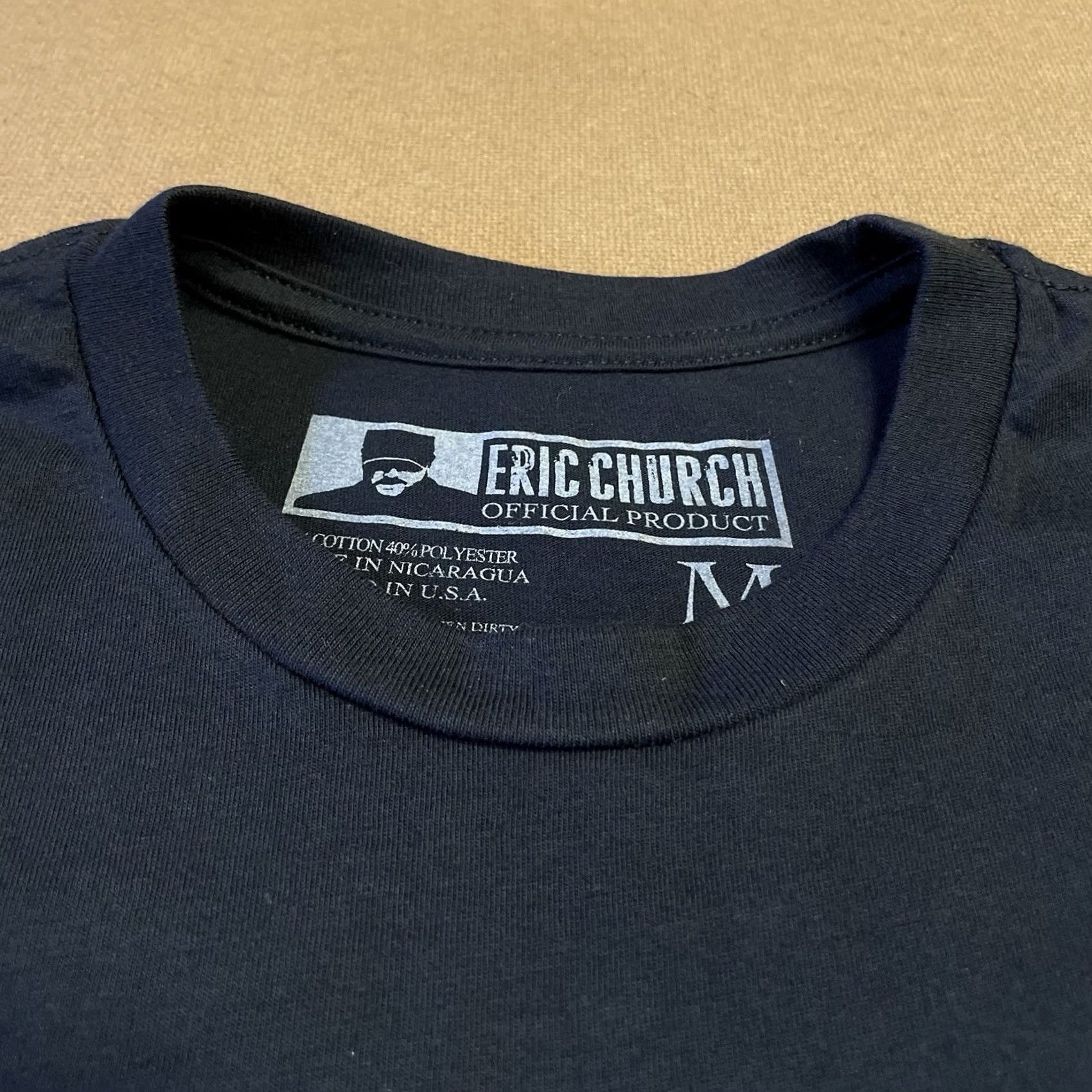 Doublet Eric Church Tour Shirt Mens Adult Medium Black 90s USA Double Down Concert T-Shirt Size US M / EU 48-50 / 2 - 6 Thumbnail