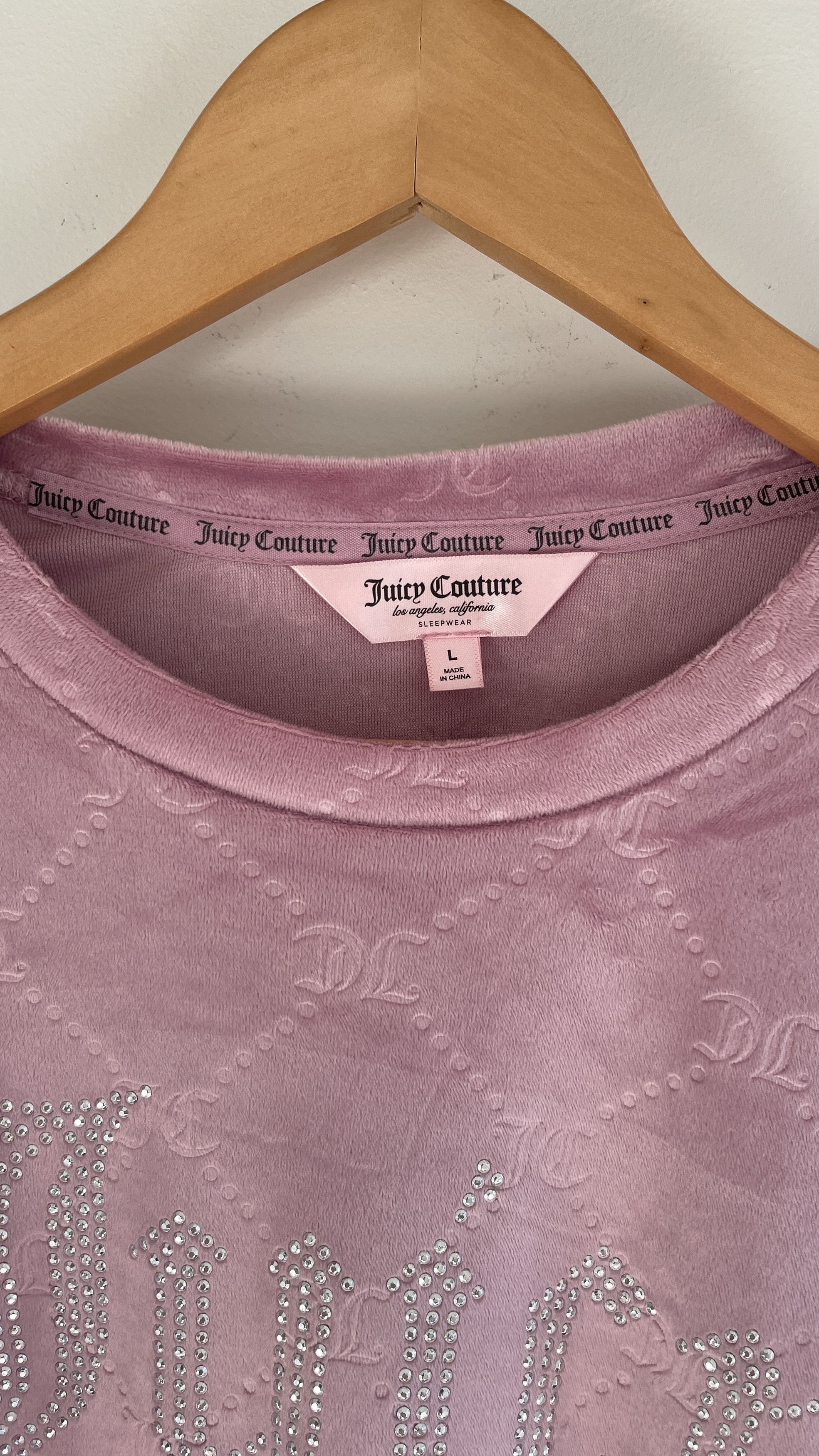 Juicy Couture PINK JUICY COUTURE SWEAT-SHIRT (L) Size L / US 10 / IT 46 - 2 Thumbnail