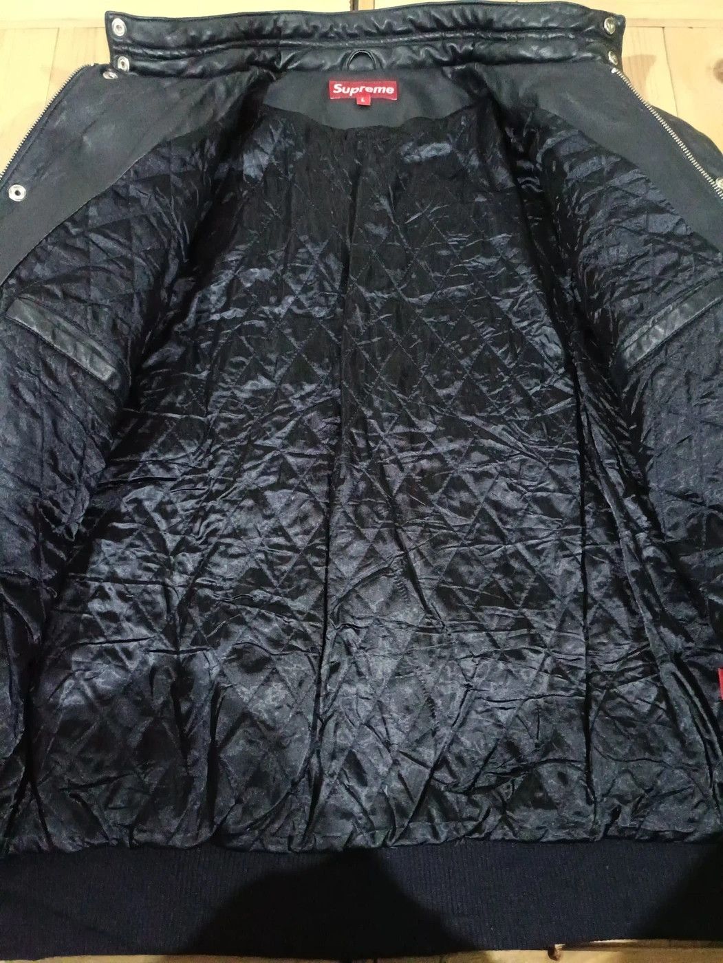 Genuine Leather × Supreme SUPREME NYC LEATHER DUCK DOWN JACKET 07AW Size US L / EU 52-54 / 3 - 9 Thumbnail