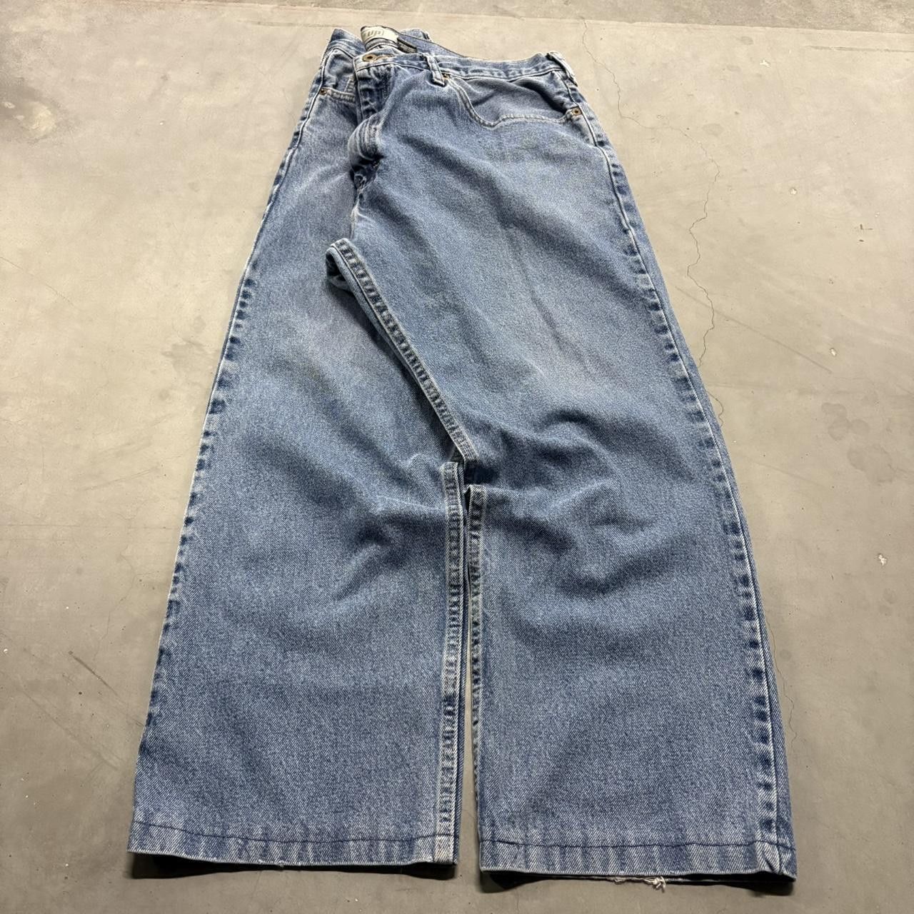 Vintage Crazy Vintage Y2K/2000s Baggy Medium Blue Wash Workwear Streetwear Denim Jeans! Size US 40 / EU 56 - 3 Thumbnail