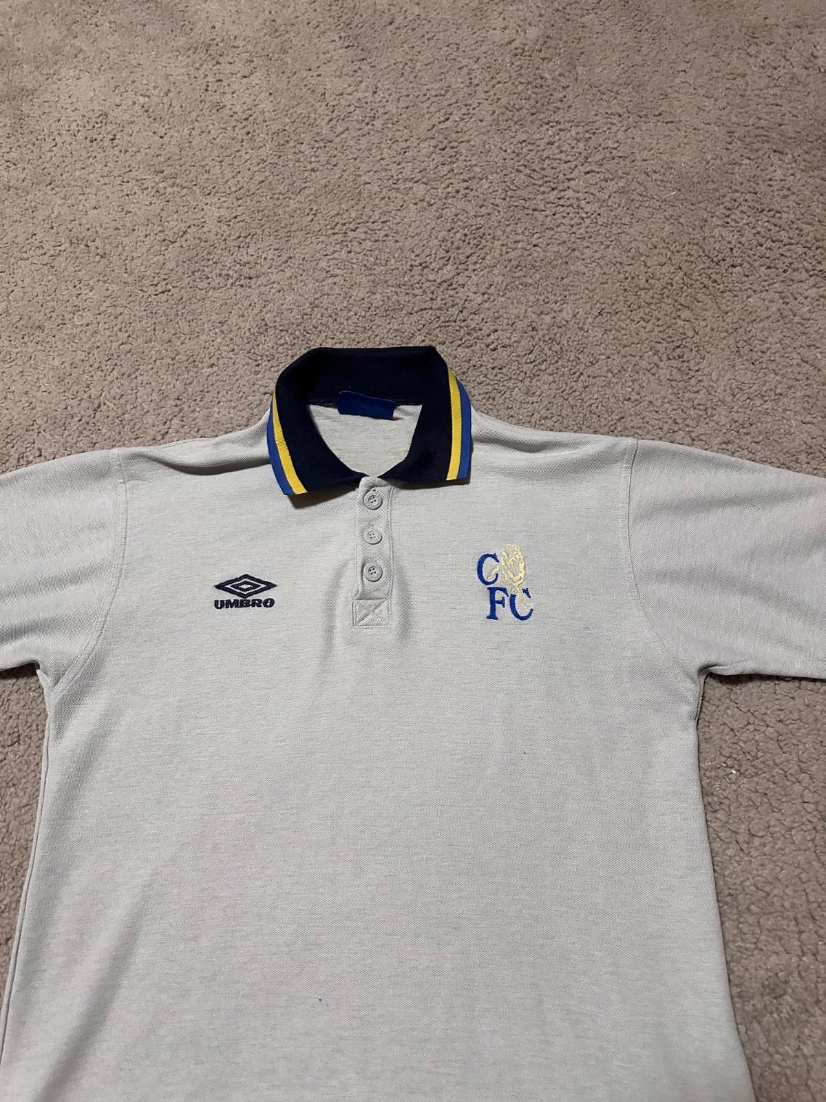 Umbro Vintage Chelsea 1998-2000 Soccer Polo Shirt Football Jersey Size US M / EU 48-50 / 2 - 3 Thumbnail