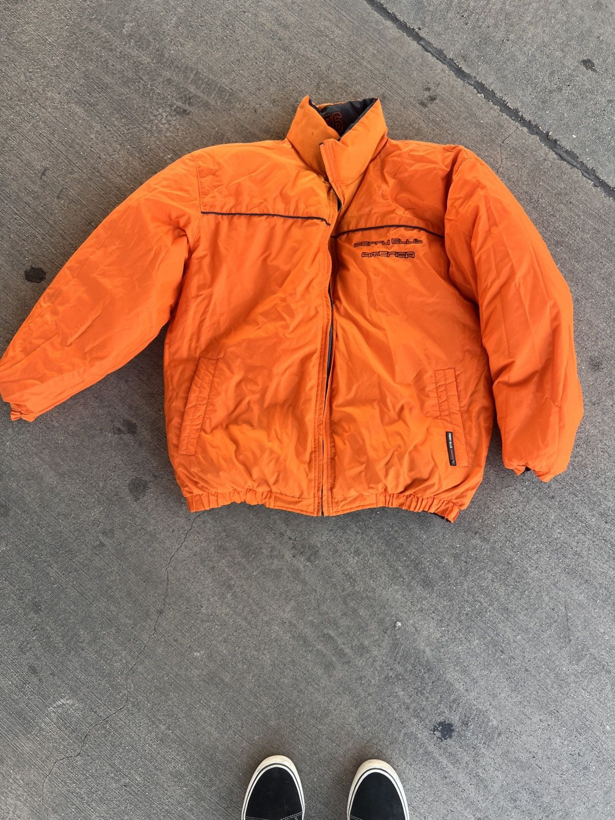 Perry Ellis Perry Ellis Reversible Puffer Jacket Size US L / EU 52-54 / 3 - 2 Thumbnail