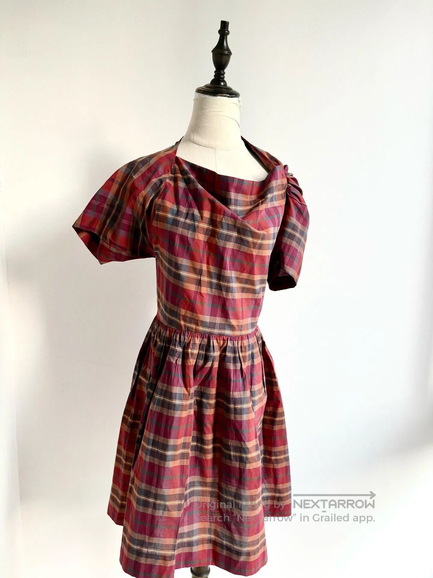 Vivienne Westwood Vivienne Westwood Vintage Red Plaid Dress. Size M / US 6-8 / IT 42-44 - 6 Thumbnail